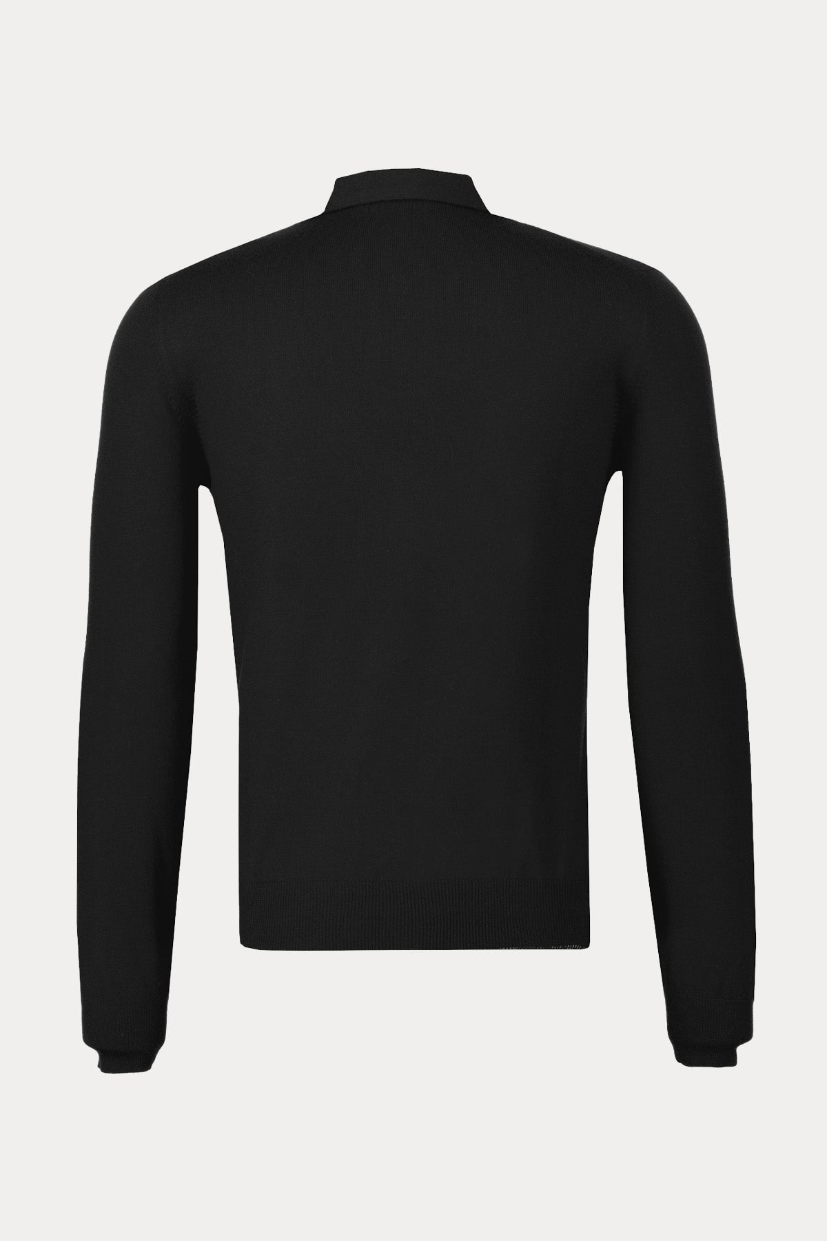 Gran Sasso Polo Yaka İnce Örgü Yün Triko