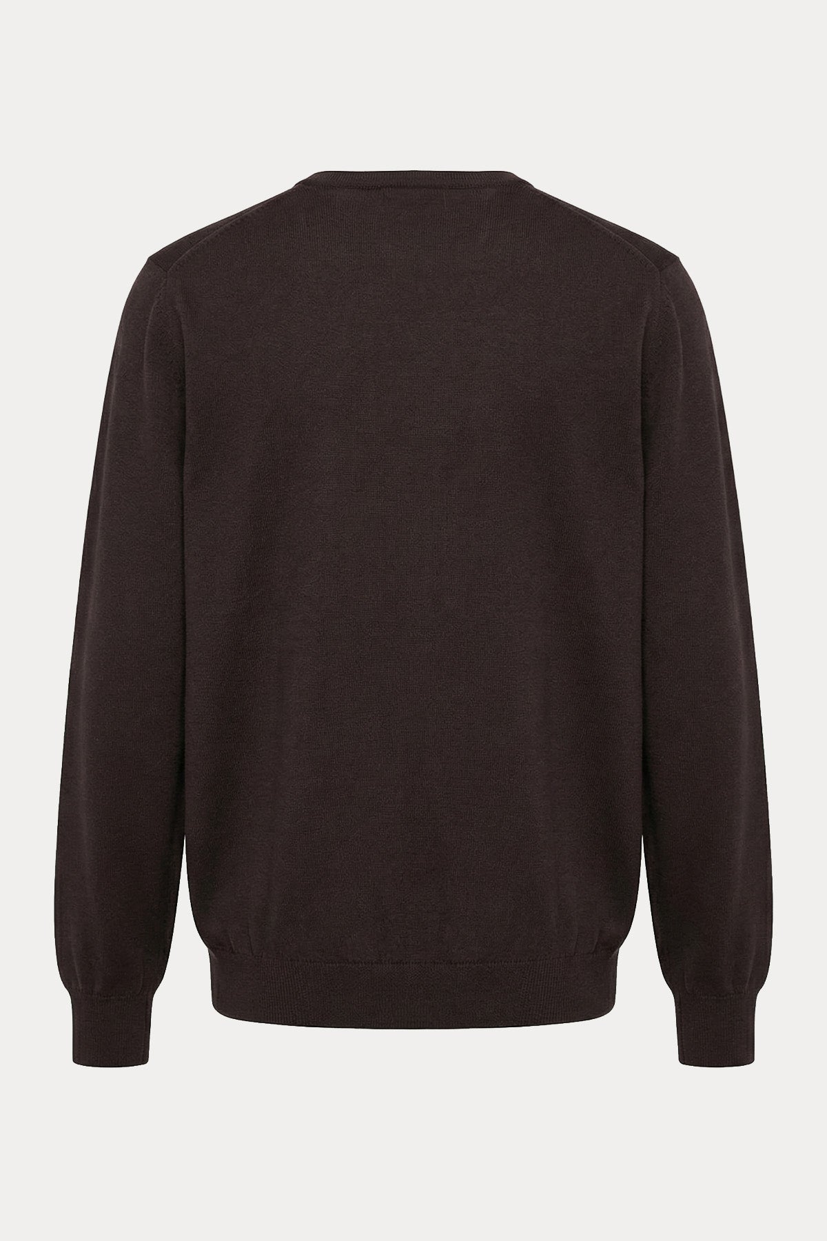 Gran Sasso V Yaka İnce Örgü Yün Triko Ceket