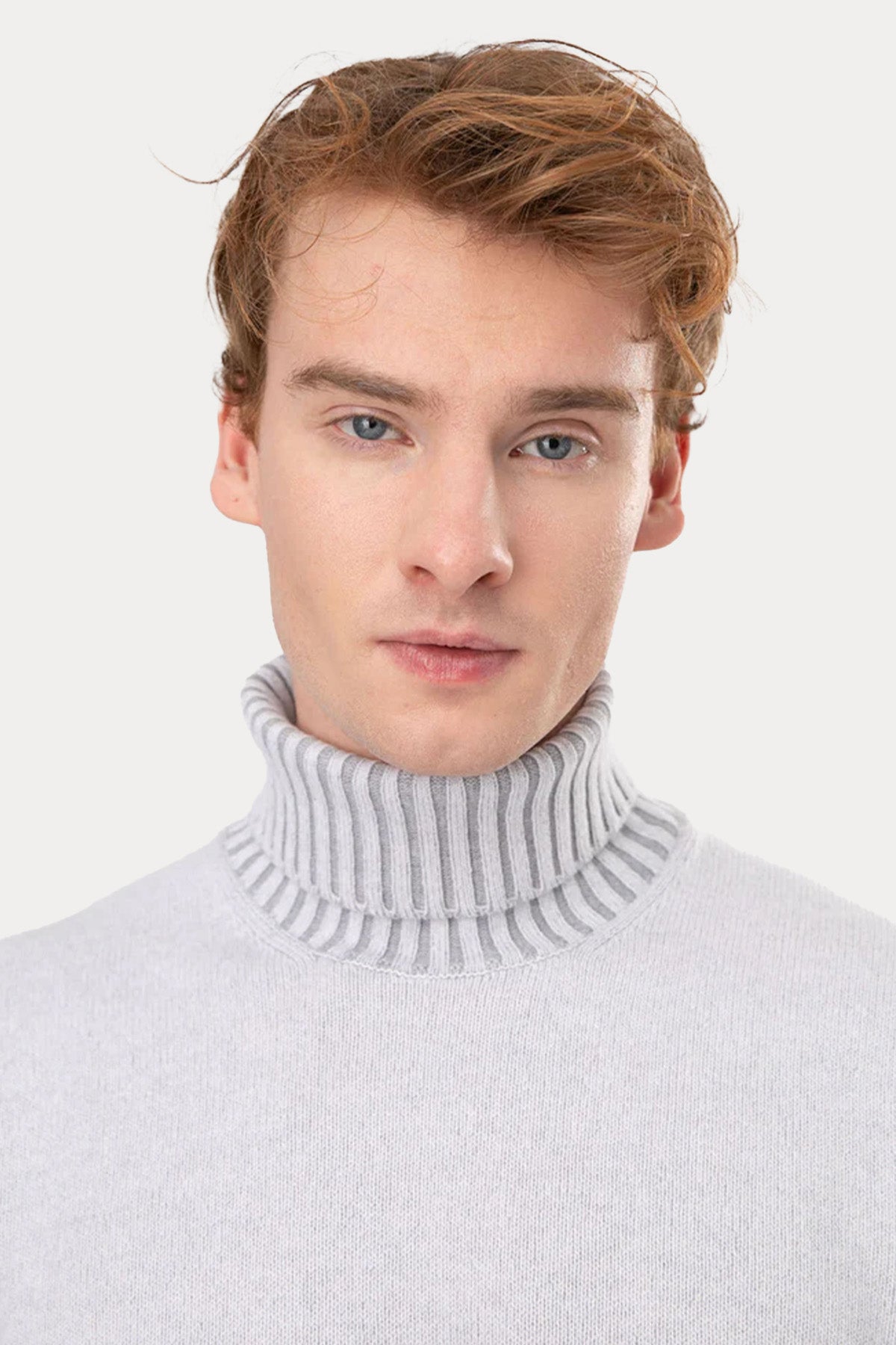 Gran Sasso Balıkçı Yaka Kaşmir Yün Örgü Triko