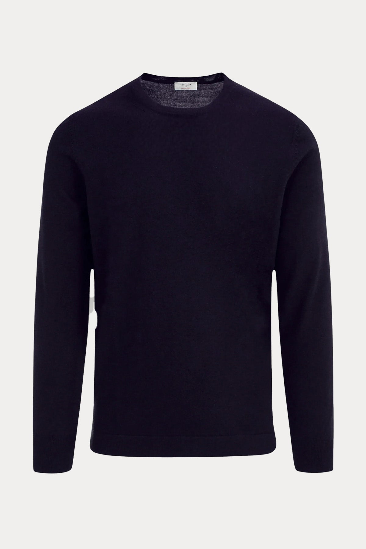 Gran Sasso Yuvarlak Yaka İnce Örgü Yün Triko