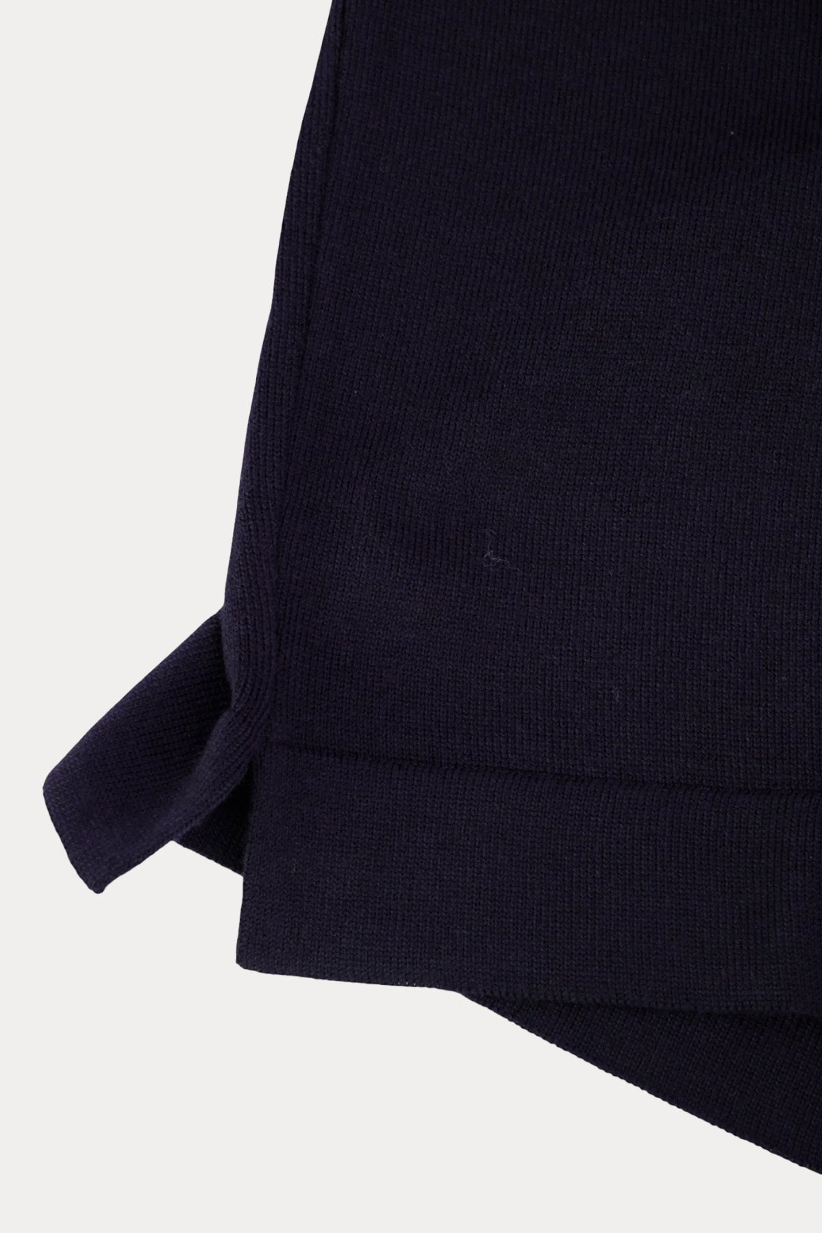 Gran Sasso Yuvarlak Yaka İnce Örgü Yün Triko