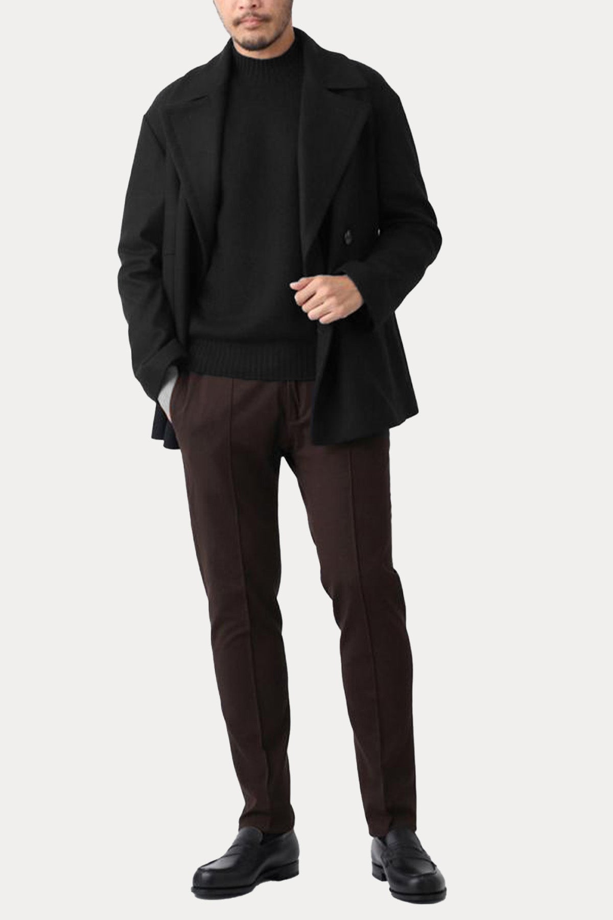 Gran Sasso Perkins Yaka Örgü Yün Triko