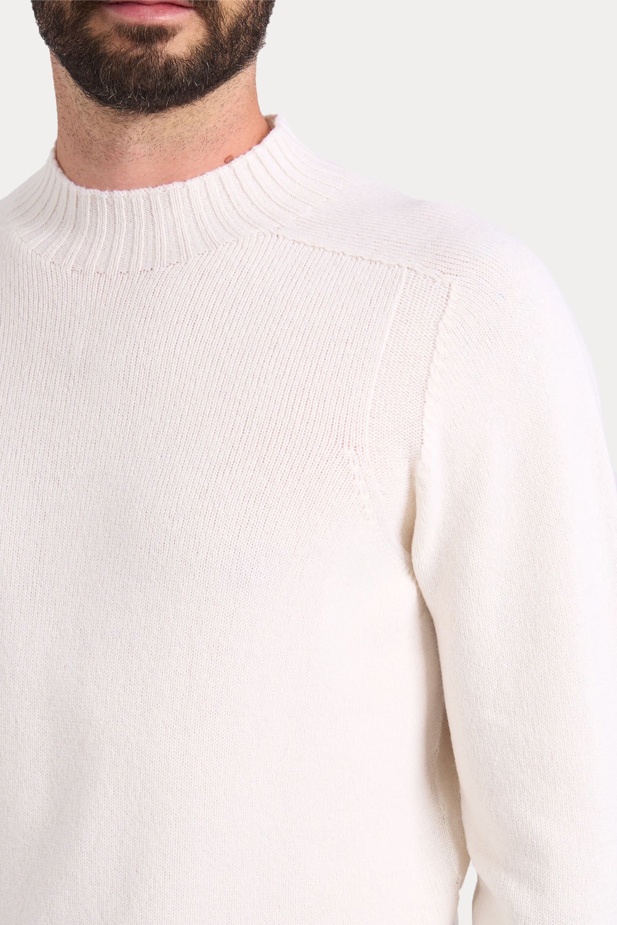 Gran Sasso Perkins Yaka Örgü Yün Triko