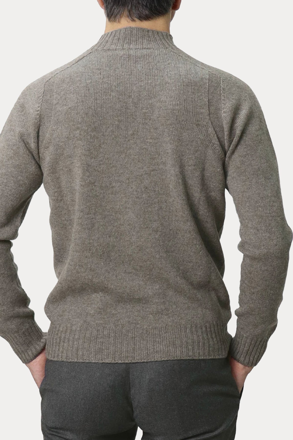 Gran Sasso Perkins Yaka Örgü Yün Triko