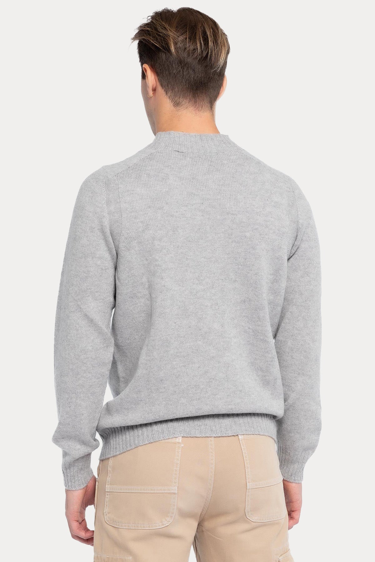 Gran Sasso Perkins Yaka Örgü Yün Triko