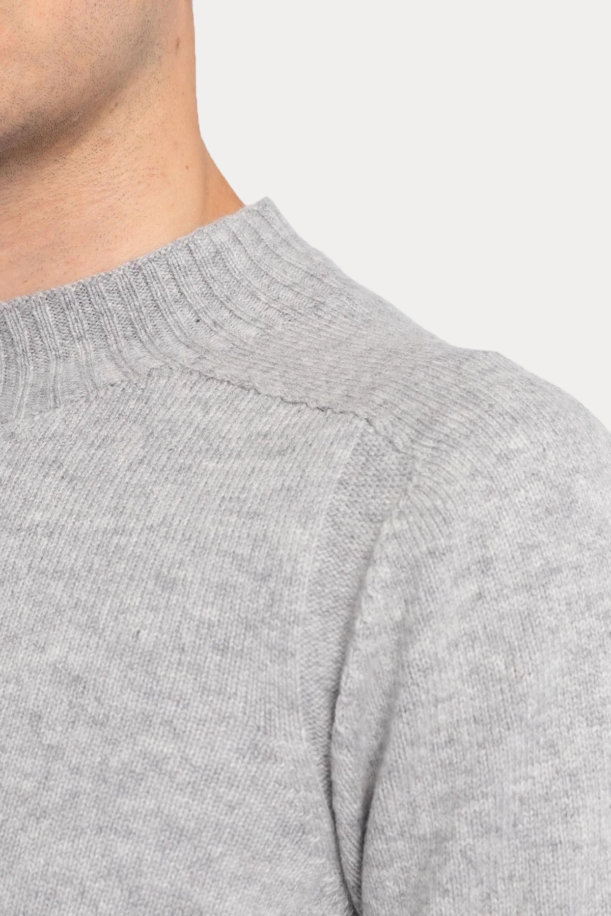 Gran Sasso Perkins Yaka Örgü Yün Triko