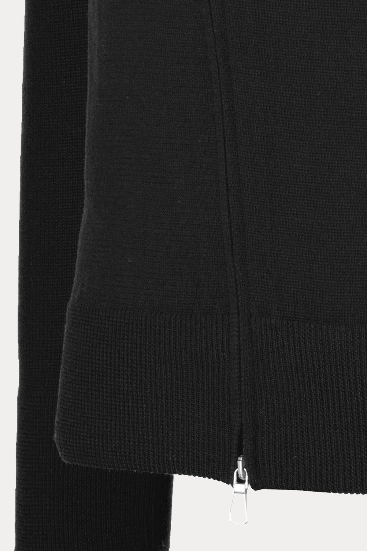 Gran Sasso Dik Yaka Örgü Su Geçirmez Triko Ceket