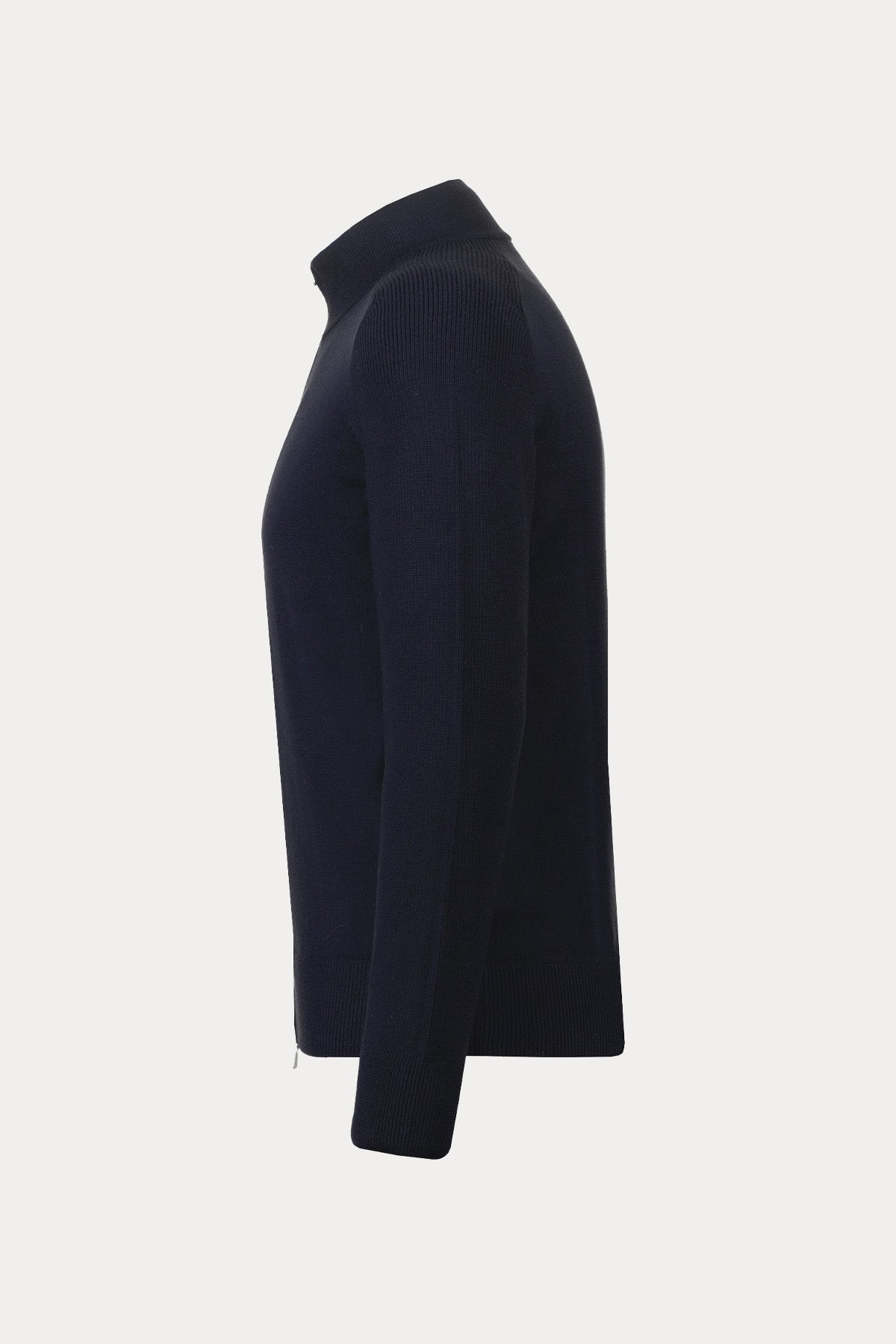 Gran Sasso Dik Yaka Örgü Su Geçirmez Triko Ceket