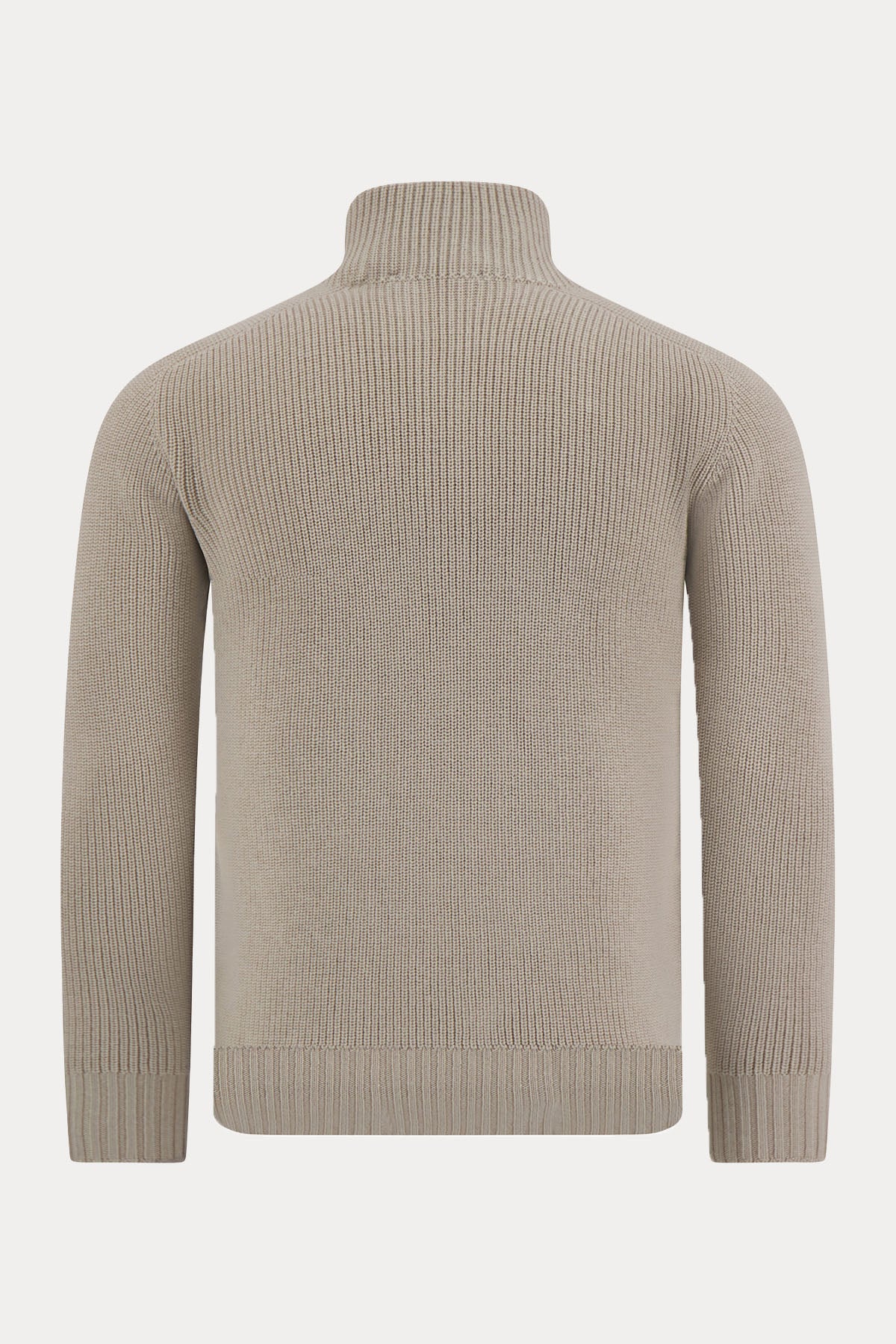 Gran Sasso Fermuarlı Dik Yaka Örgü Su Geçirmez Triko