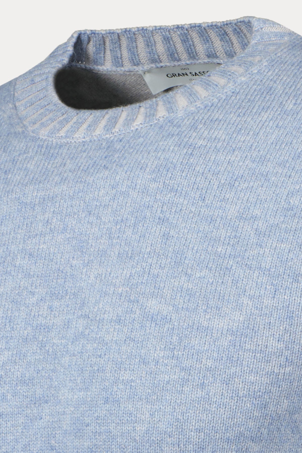 Gran Sasso Yuvarlak Yaka Kaşmir Örgü Yün Triko