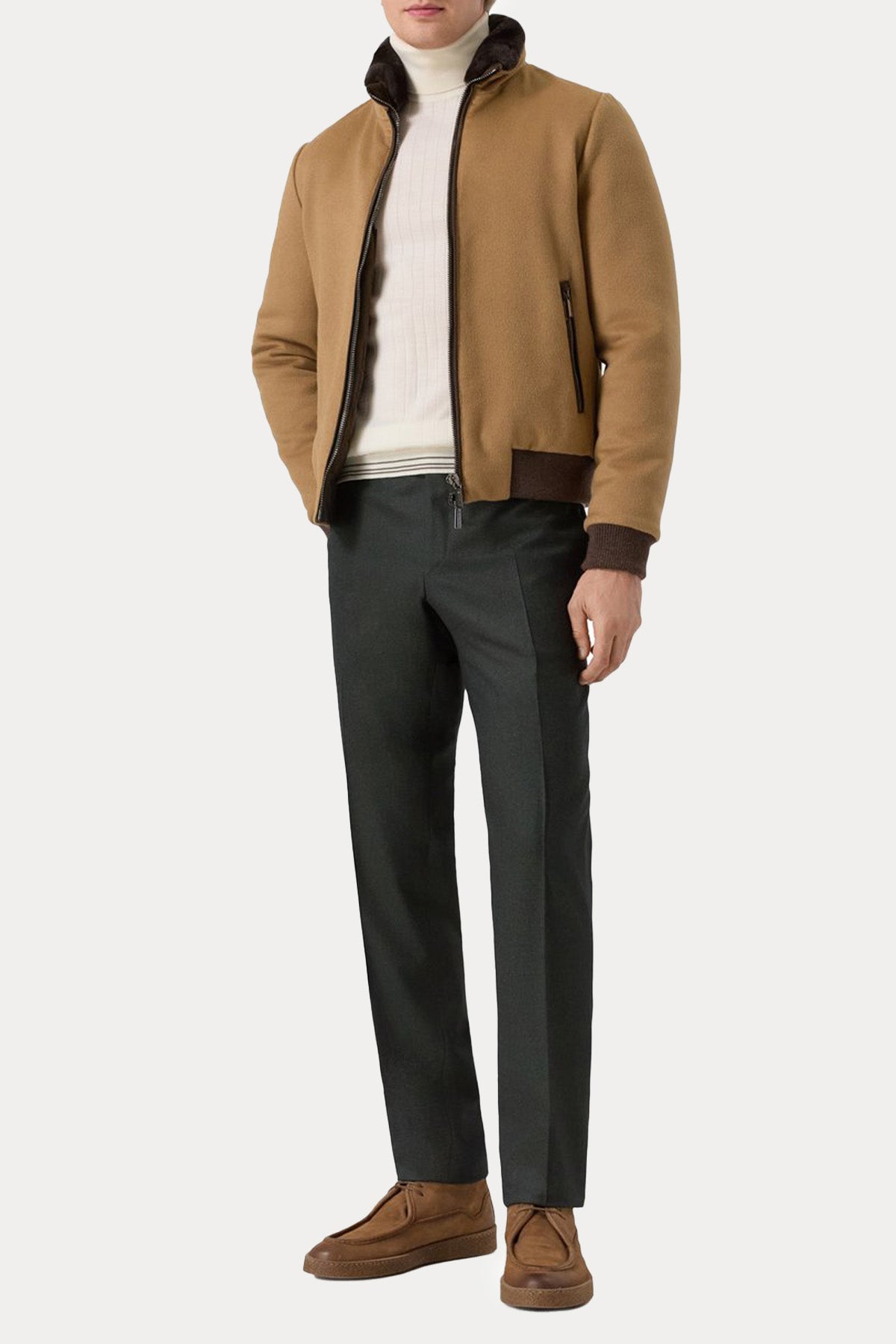 Pantanetti İçi Kürklü Deri Chukka Bot