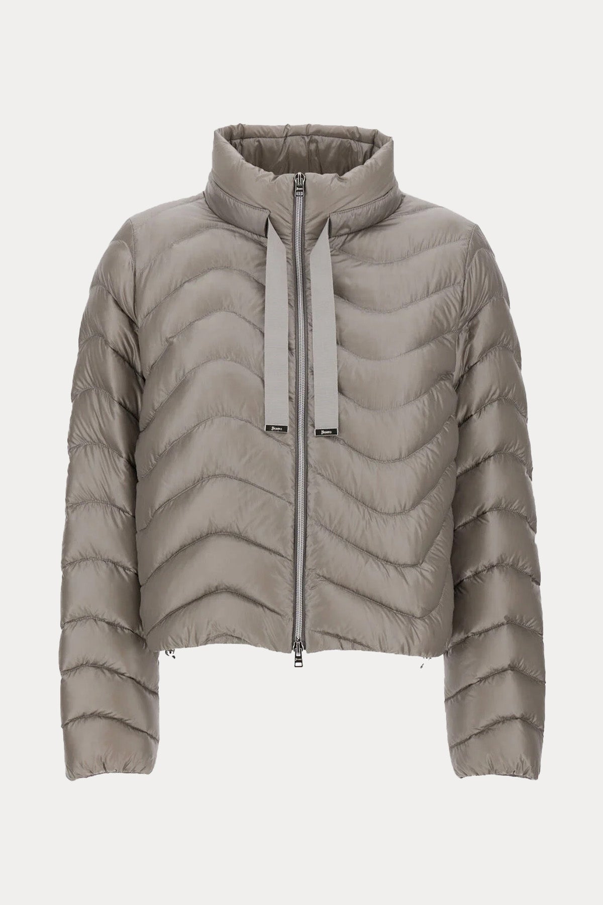 Herno Resort Büzgülü Yaka İnce Puffer Mont Ceket