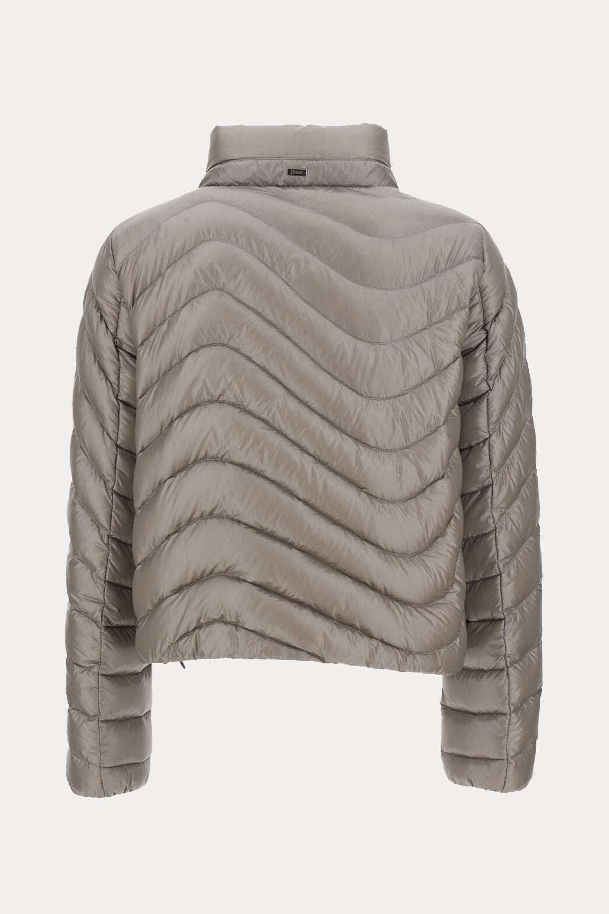 Herno Resort Büzgülü Yaka İnce Puffer Mont Ceket