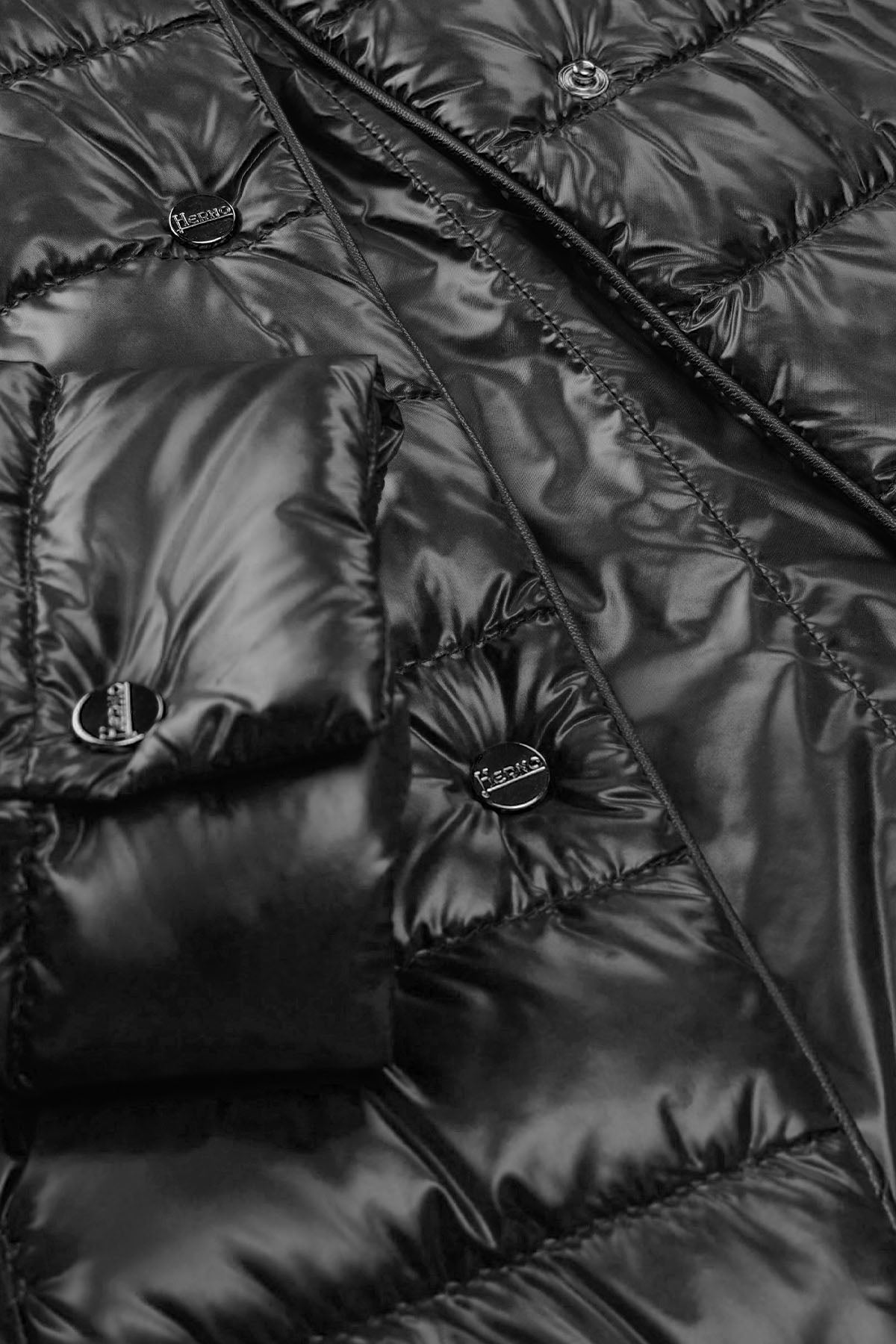 Herno Slim Fit İnce Puffer Mont Ceket