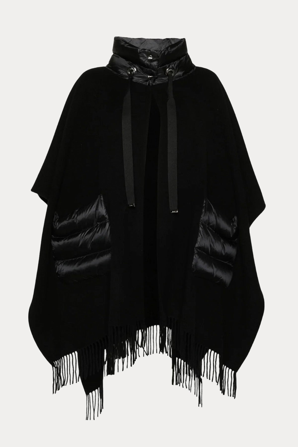 Herno Geniş Kesim Kaşmirli Yün Pelerin Ceket