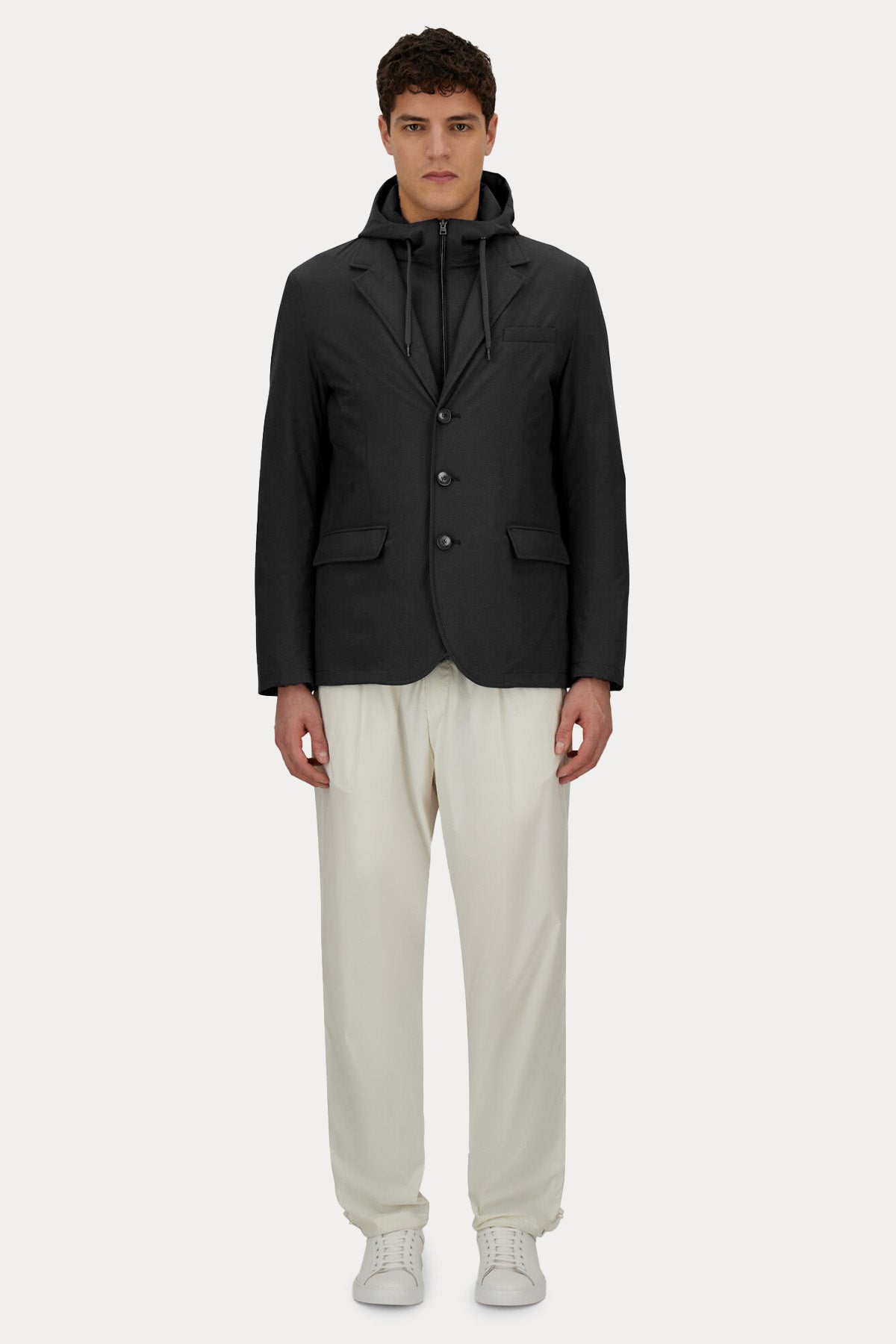 Herno Resort Demonte İç Parçalı Kapüşonlu Puffer Ceket