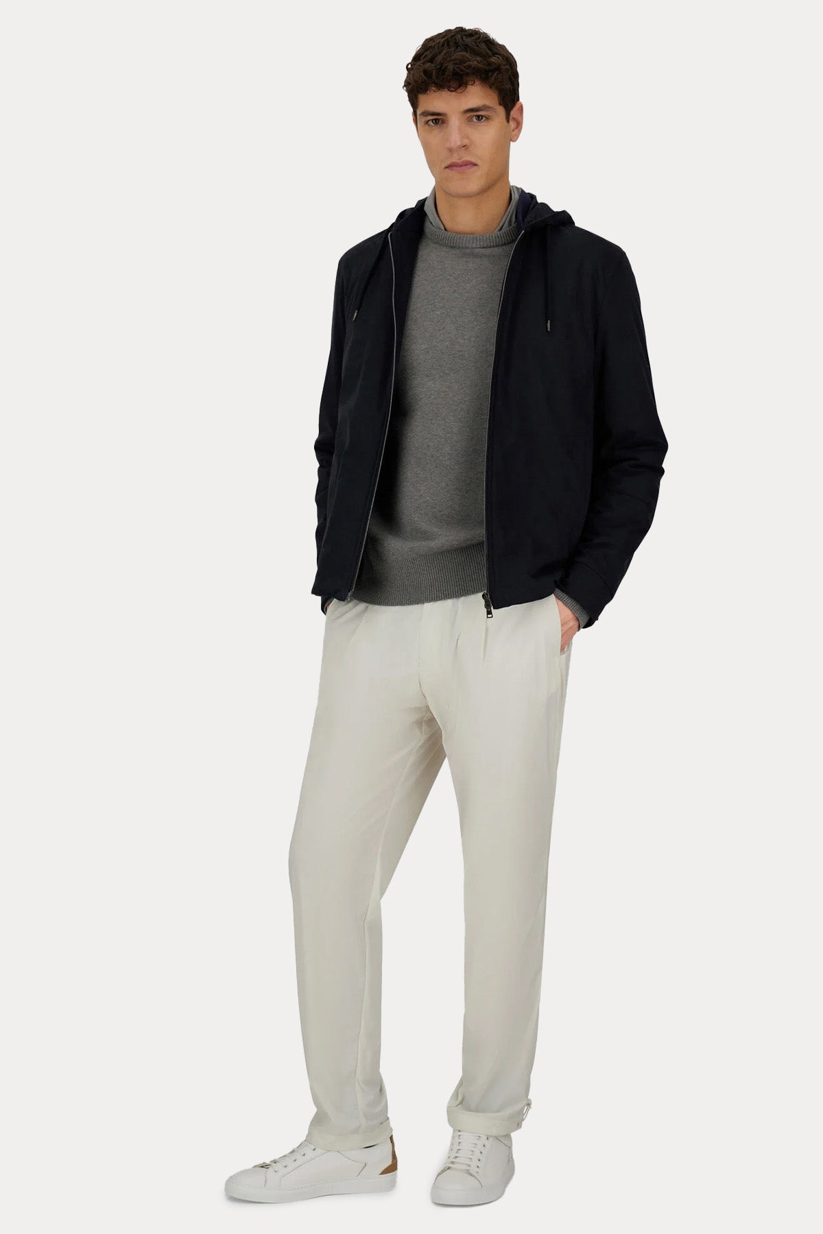 Herno Resort Kapüşonlu Streç Ceket