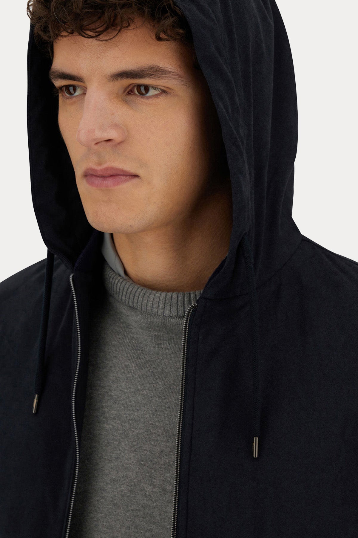 Herno Resort Kapüşonlu Streç Ceket