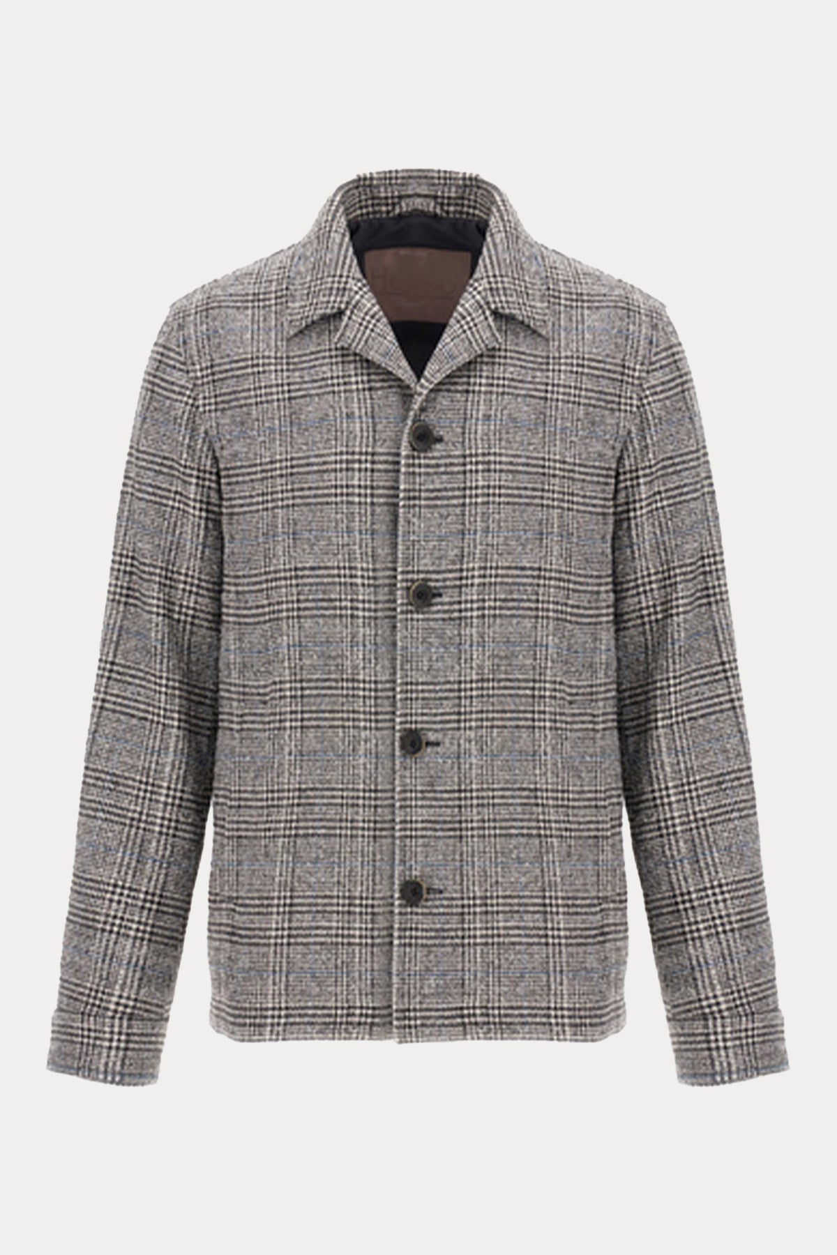 Herno Resort Ekose Desenli Yün Ceket