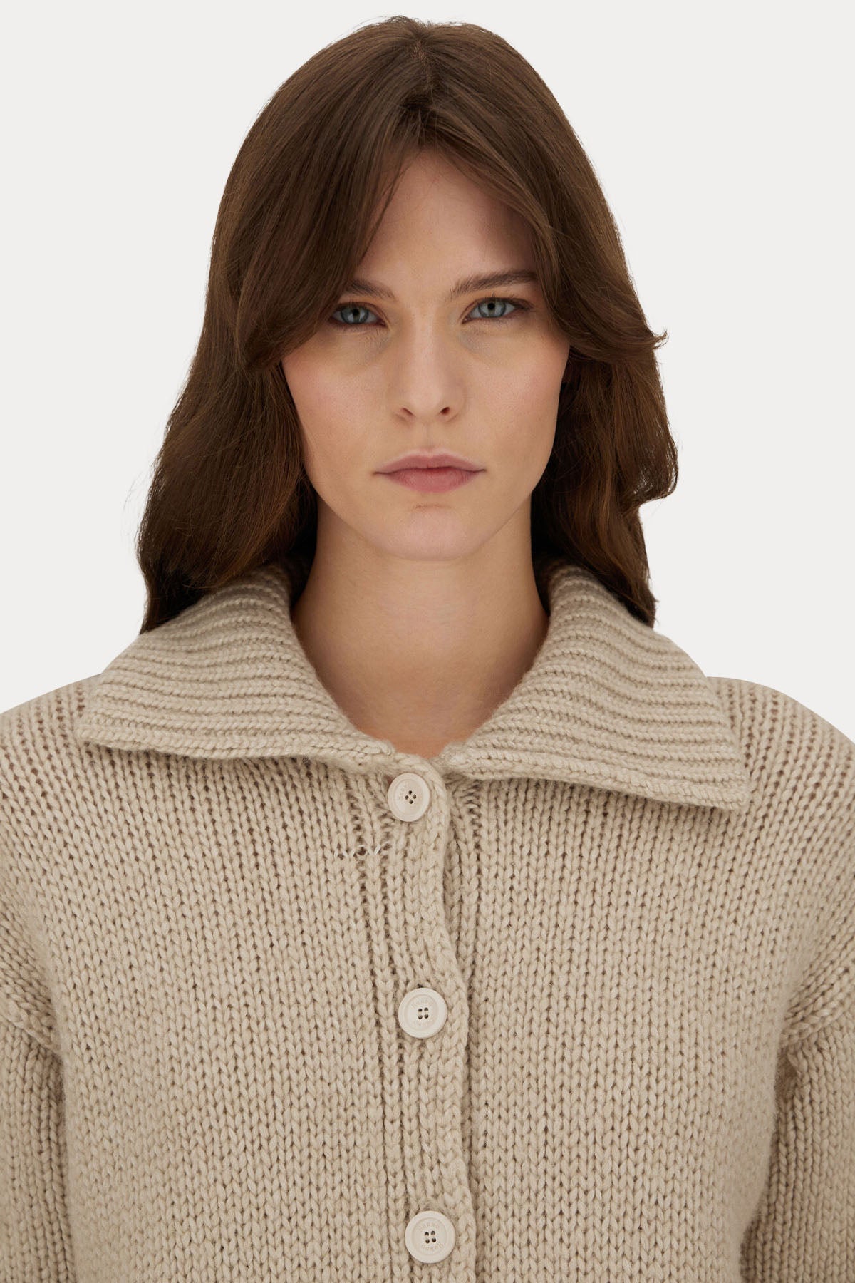 Herno Regular Fit Örgü Yün Ceket