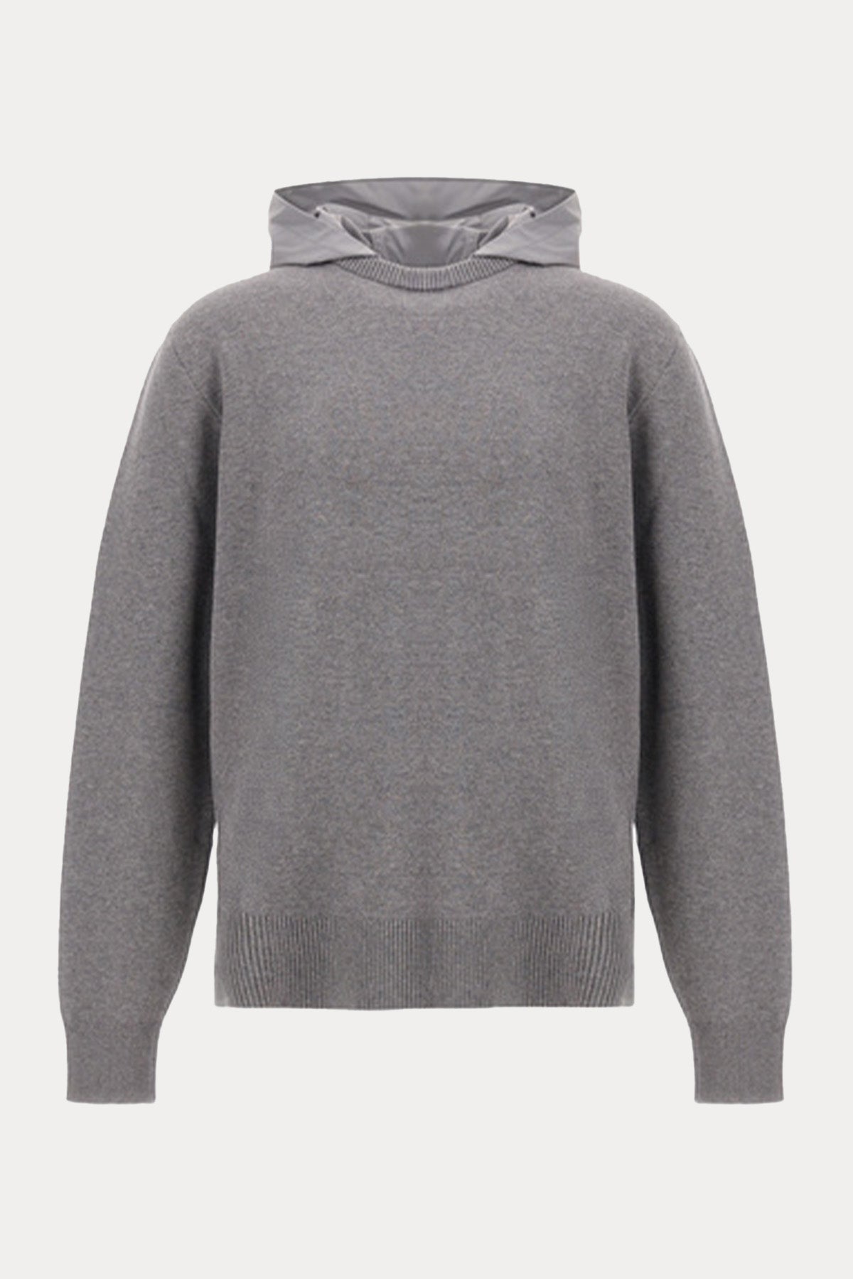 Herno Kapüşonlu İnce Örgü Triko
