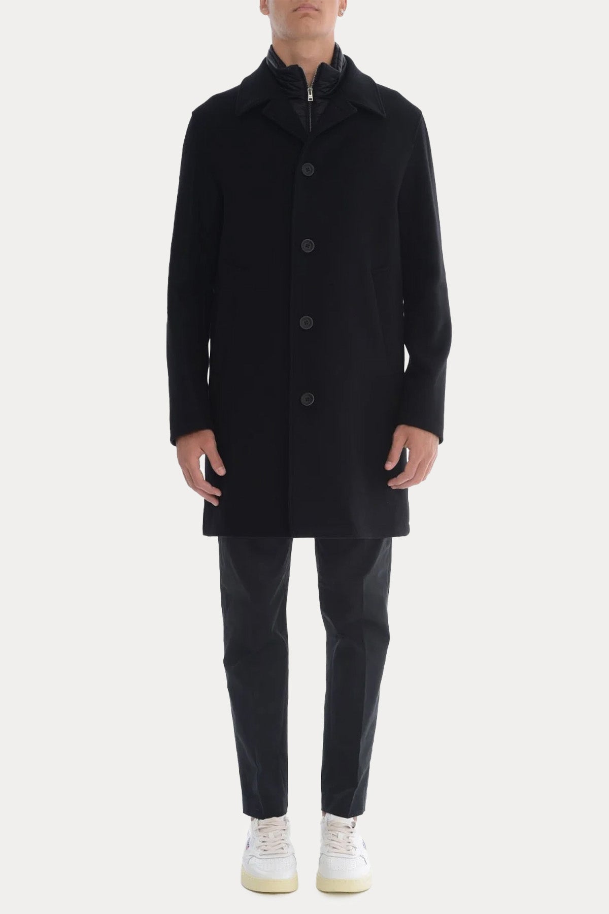 Herno Demonte İç Parçalı Yün Palto