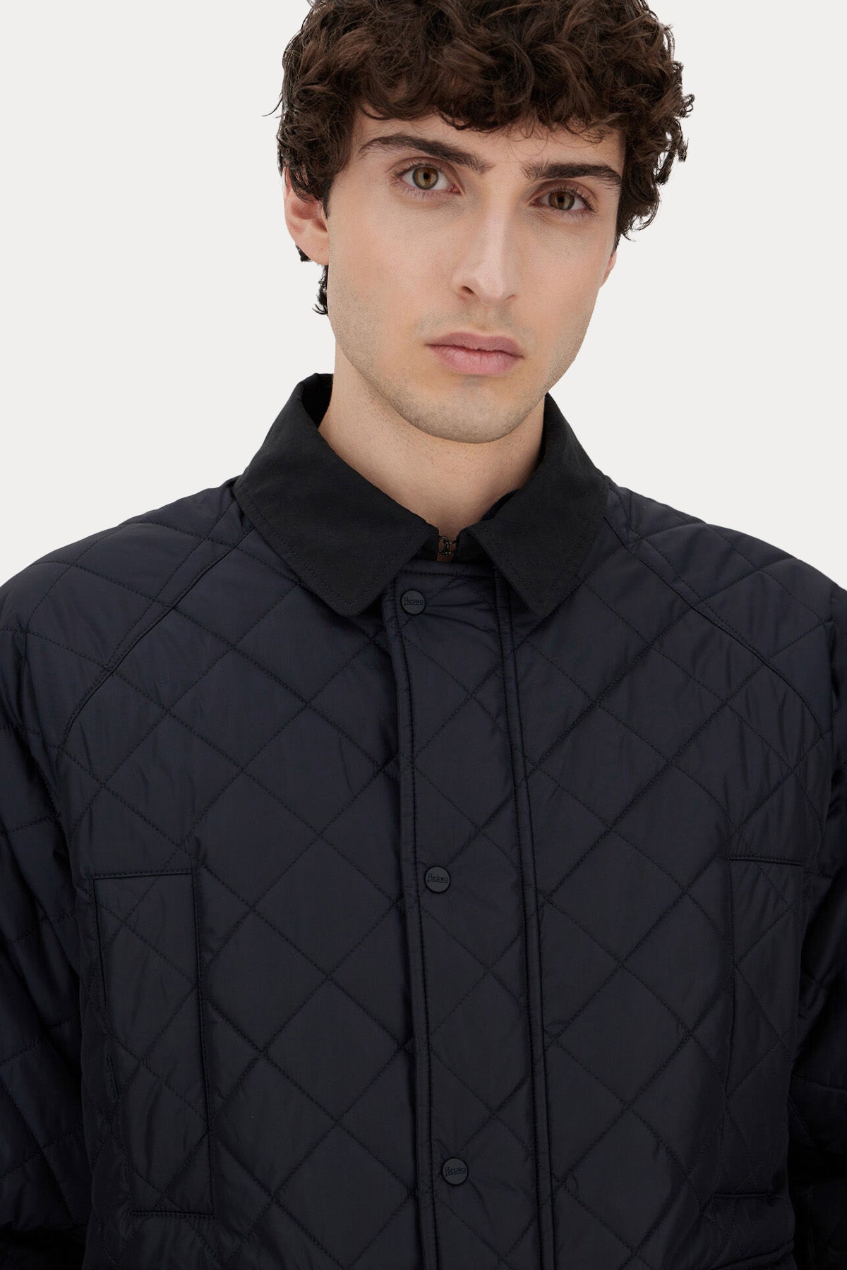 Herno Kapitone Desen Spor Cepli Mont Ceket