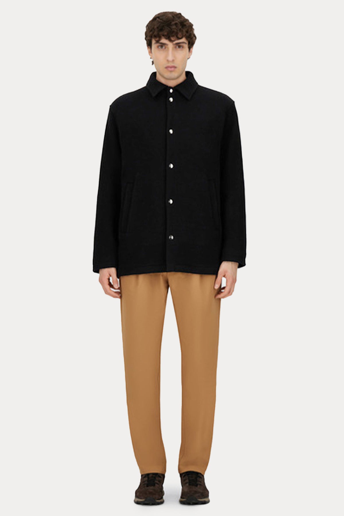 Herno Regular Fit Yün Kaban