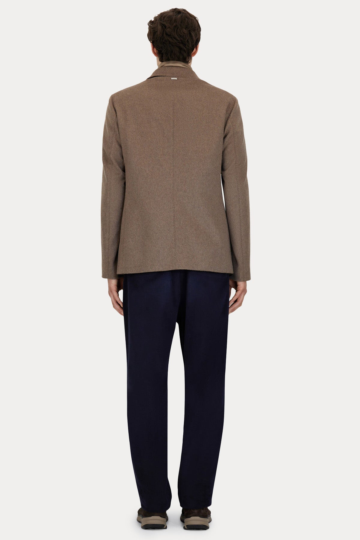 Herno Slim Fit Demonte İç Parçalı Kaşmir Ceket