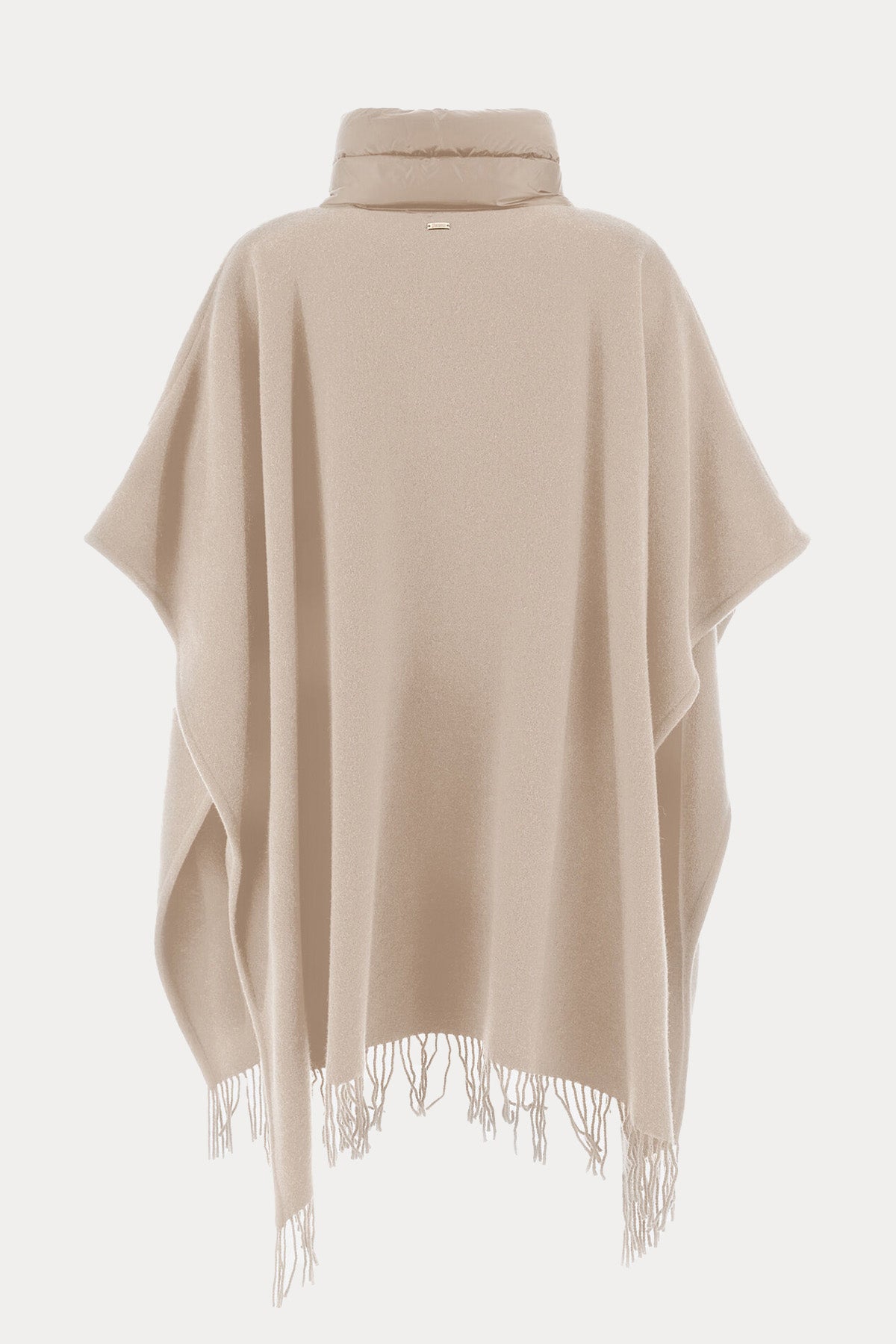 Herno Geniş Kesim Kaşmirli Yün Pelerin Ceket