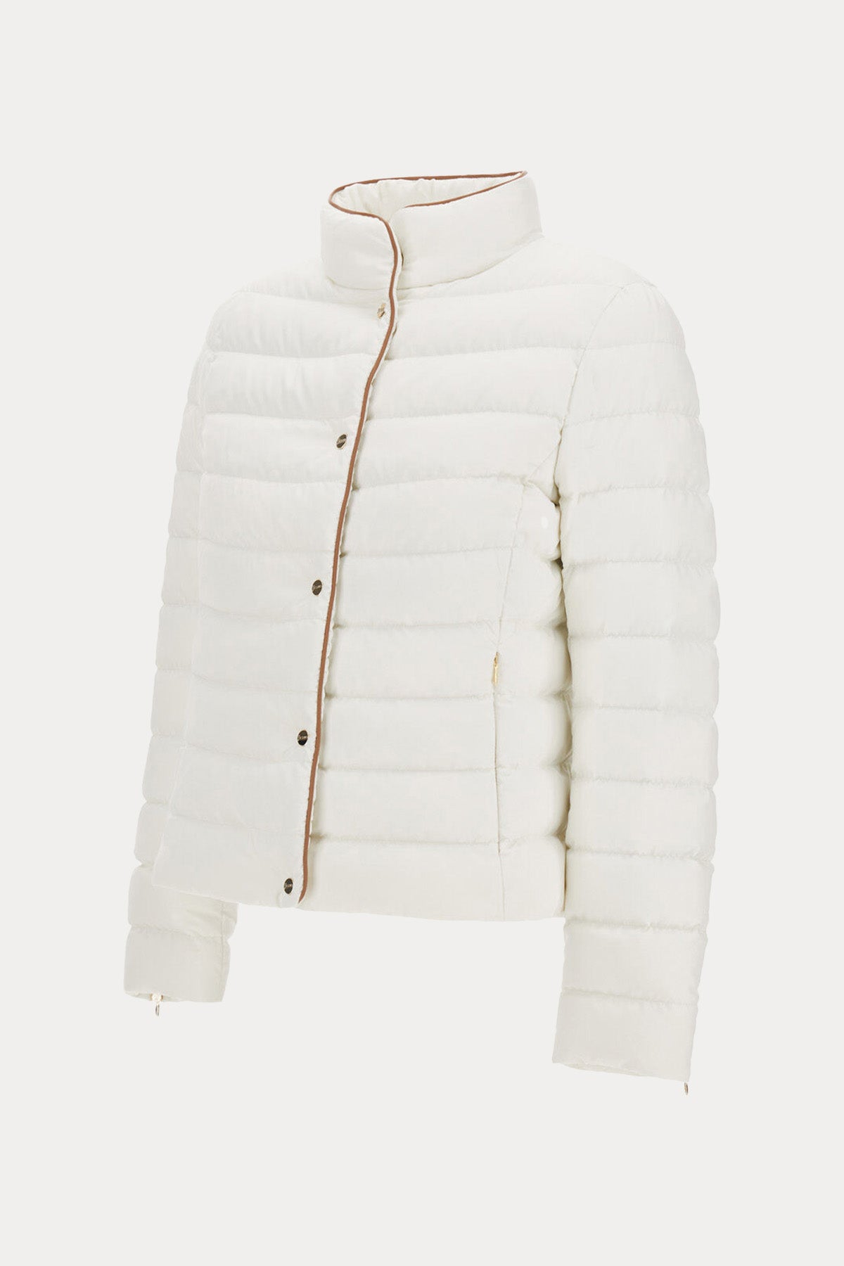 Herno Slim Fit Dik Yaka Puffer Ceket Mont