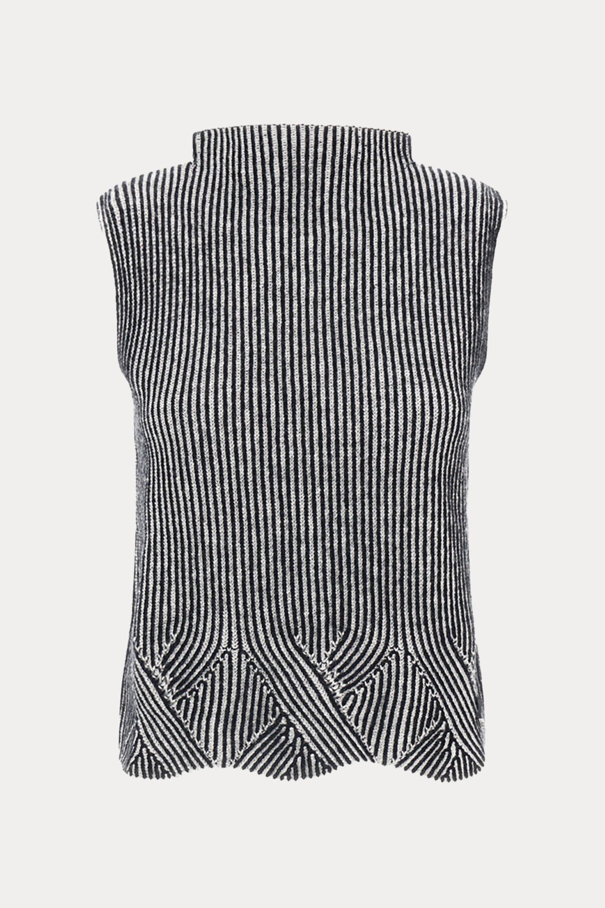 Herno Regular Fit Dik Yaka Örgü Yün Triko