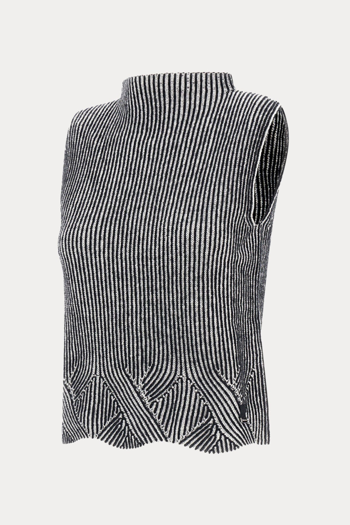 Herno Regular Fit Dik Yaka Örgü Yün Triko