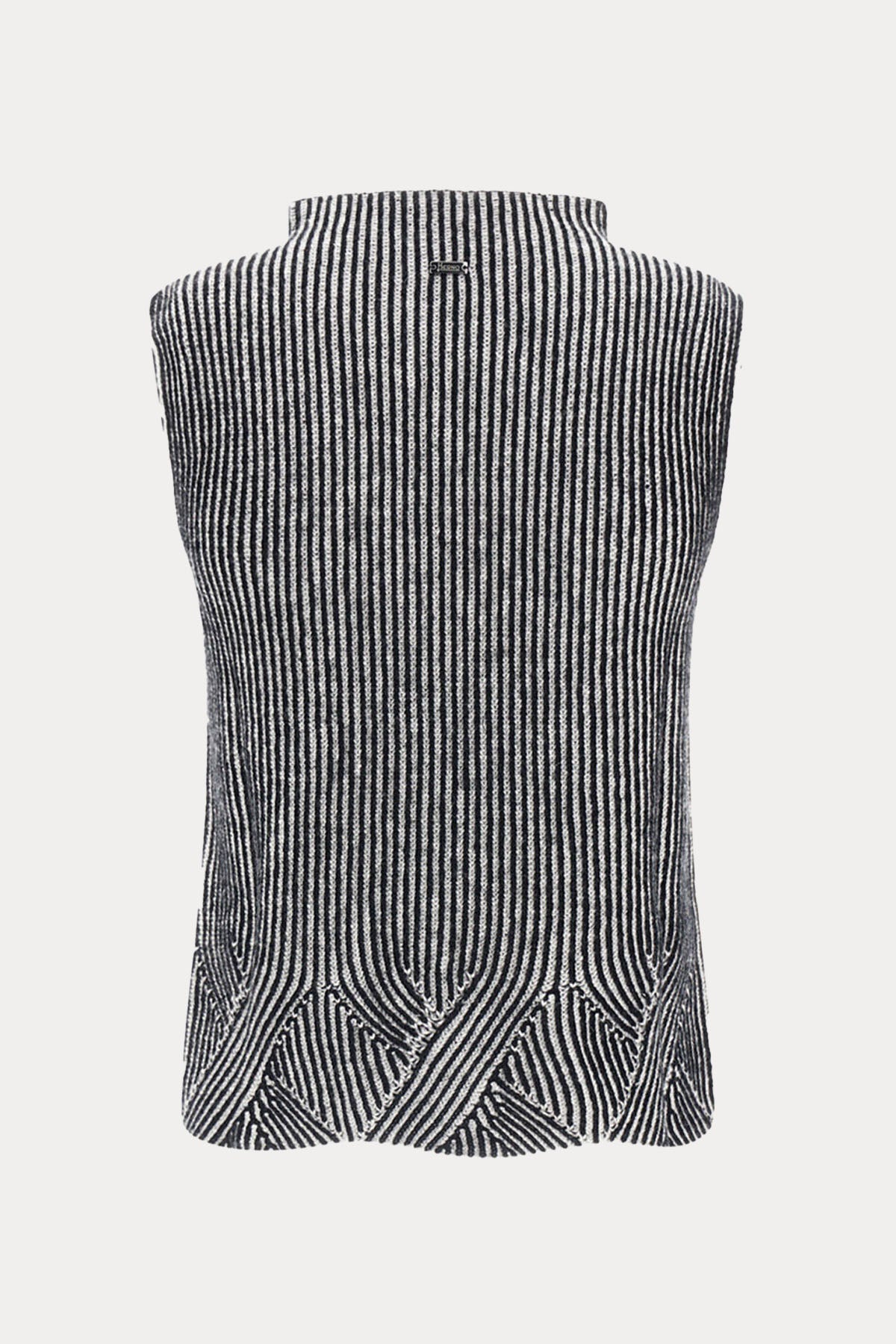 Herno Regular Fit Dik Yaka Örgü Yün Triko