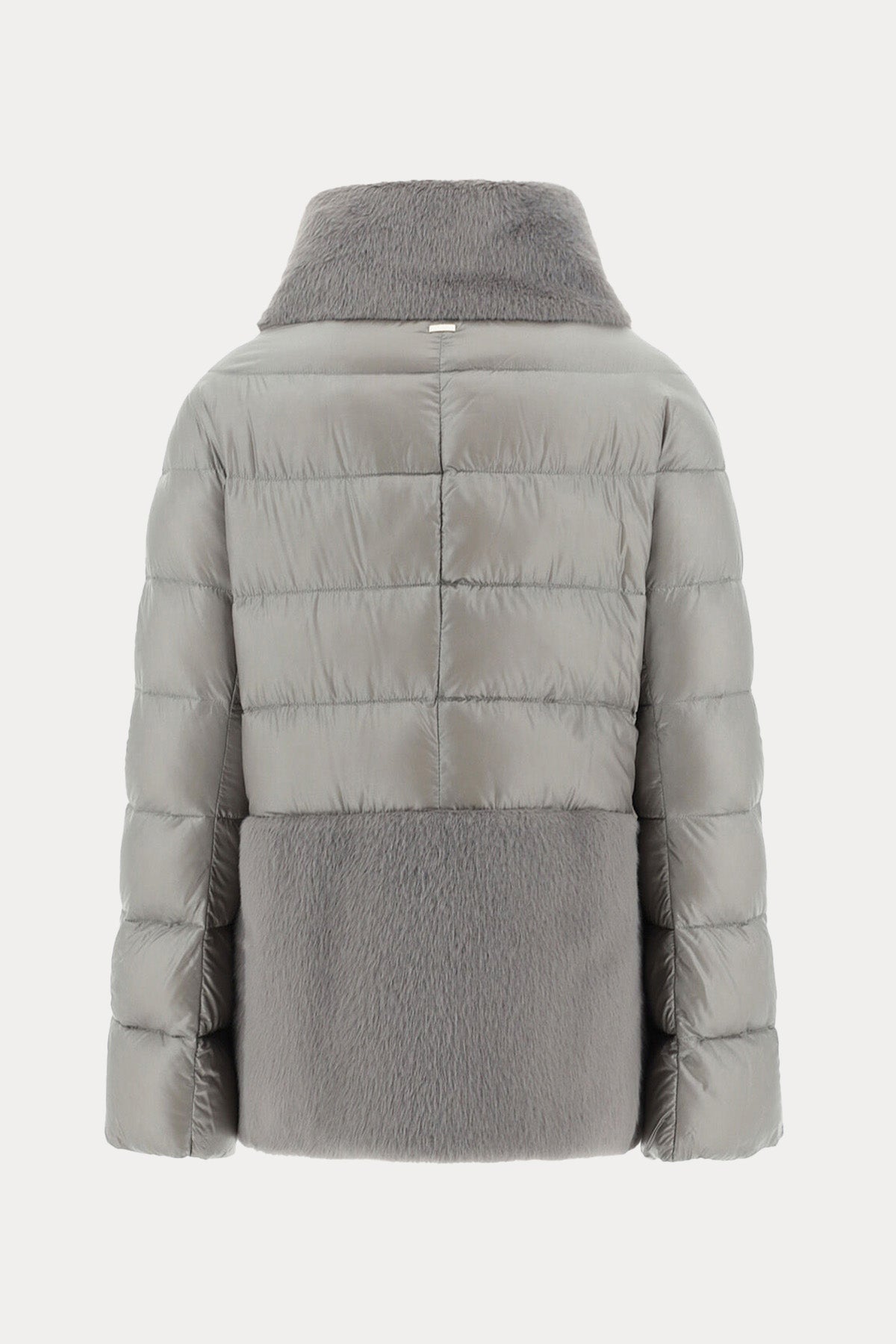 Herno Kürk Detaylı Dik Yaka Puffer Mont