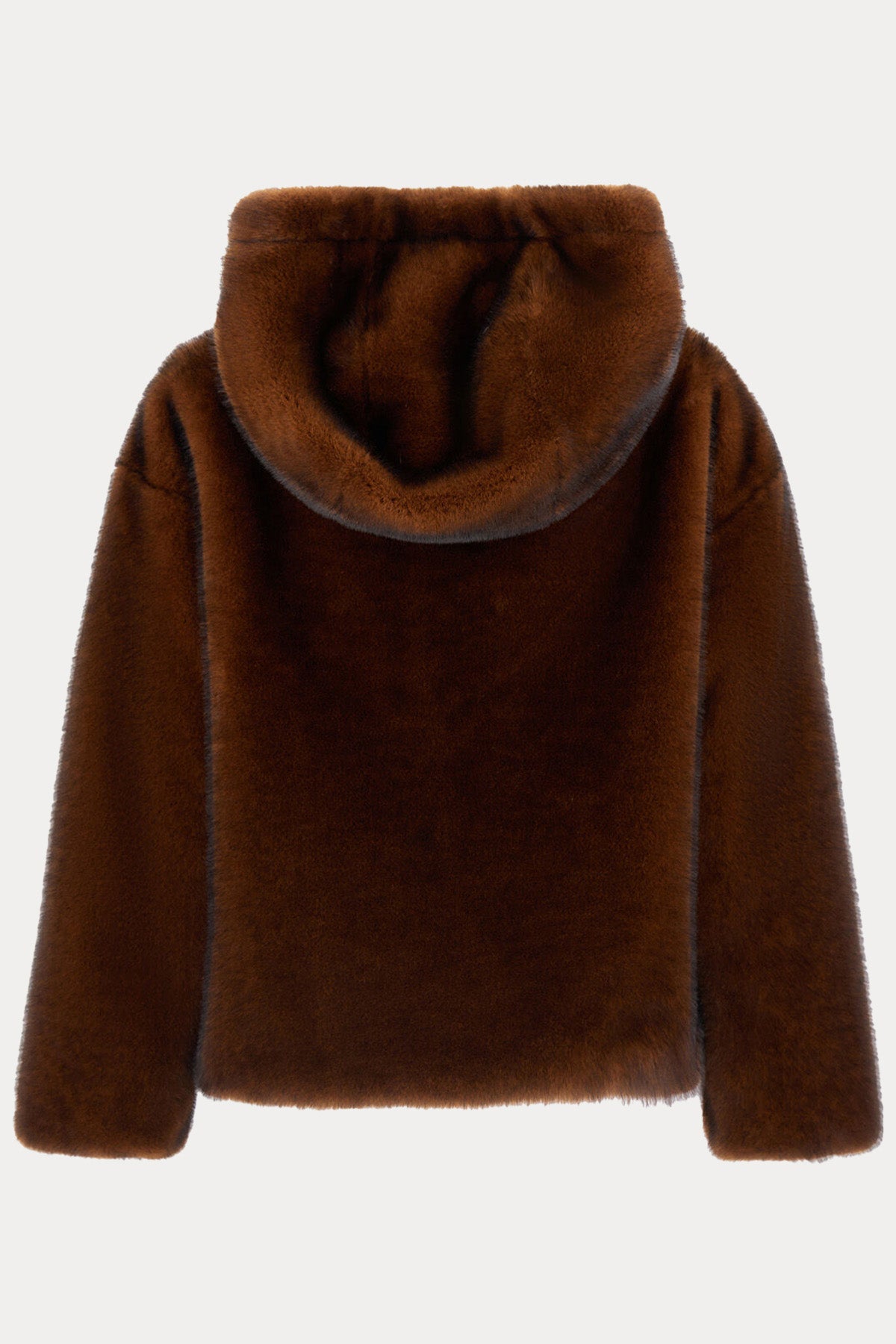 Herno Regular Fit Kapüşonlu Peluş Ceket