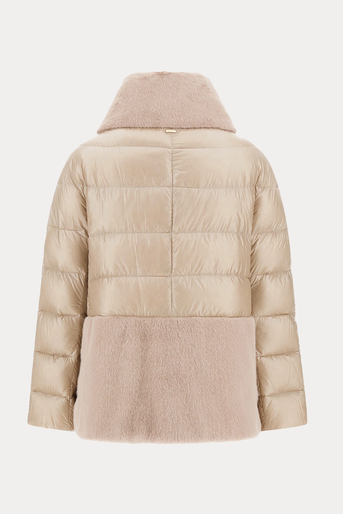 Herno Kürk Detaylı Dik Yaka Puffer Mont