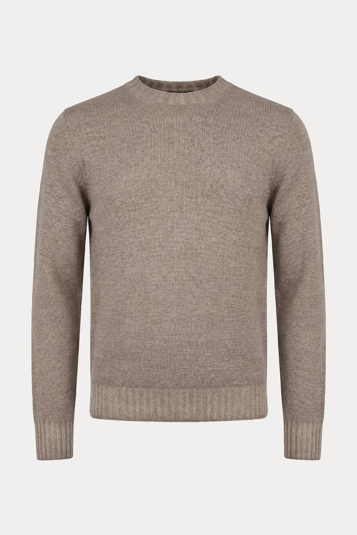 Fradi Yuvarlak Yaka Örgü Yün Triko