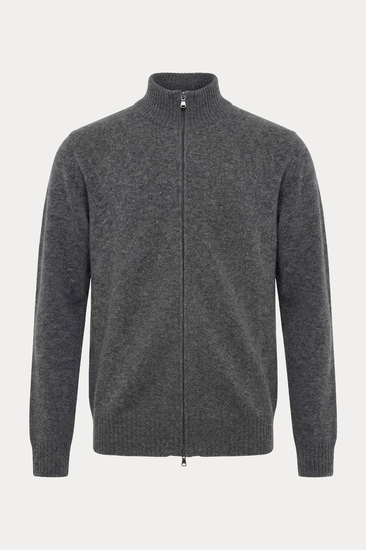 Fradi Dik Yaka Örgü Yün Triko Ceket