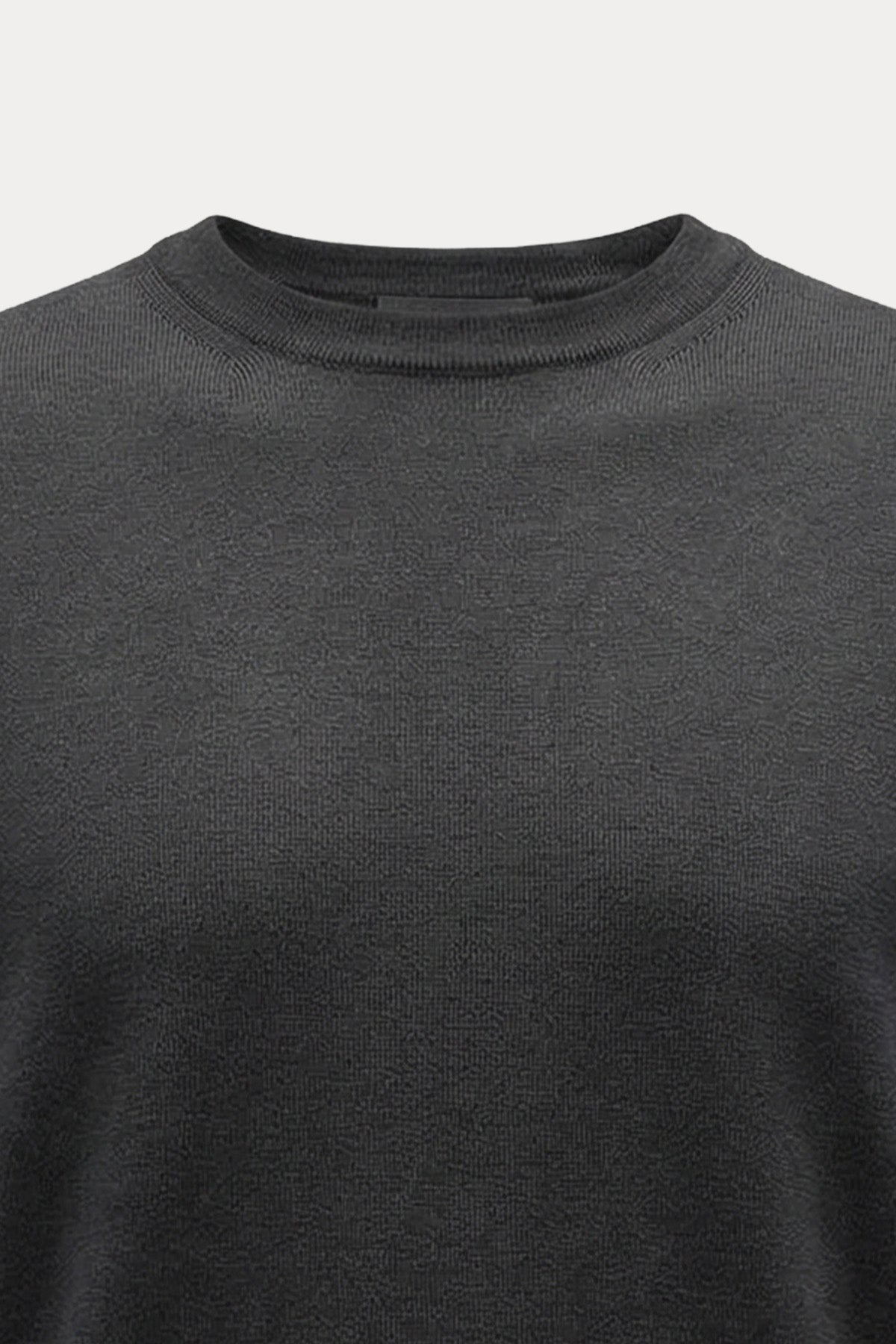 Fradi Slim Fit Yuvarlak Yaka İnce Örgü Yün Triko