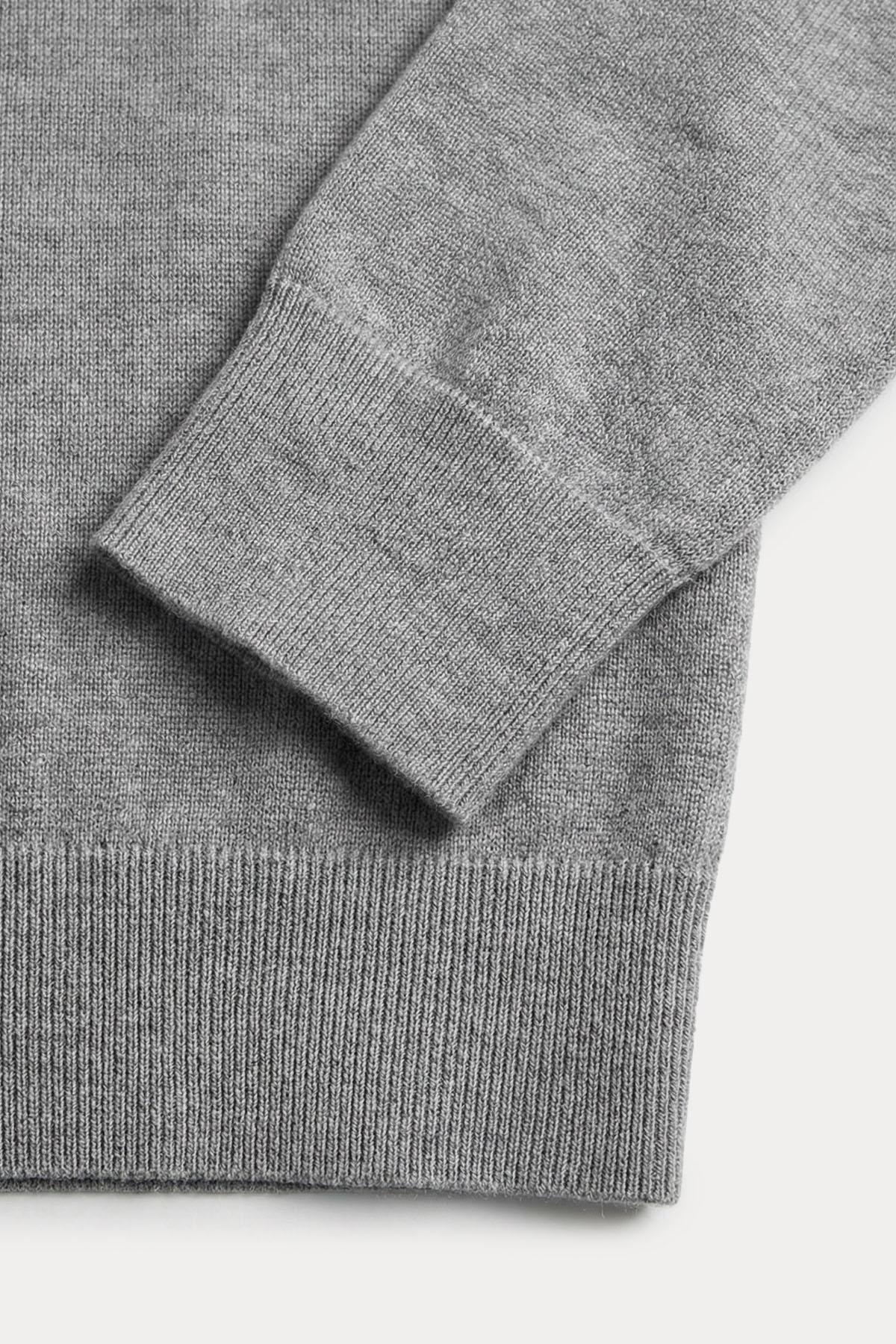 Fradi Slim Fit Fermuarlı Dik Yaka İnce Örgü Yün Triko-Triko-Libas