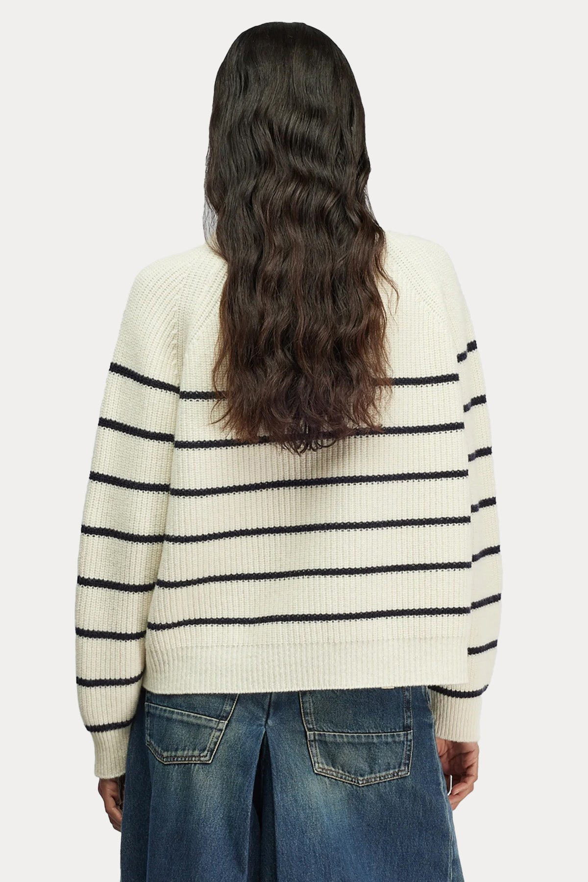 Semicouture Comfort Fit Fermuarlı Dik Yaka Örgü Yün Triko