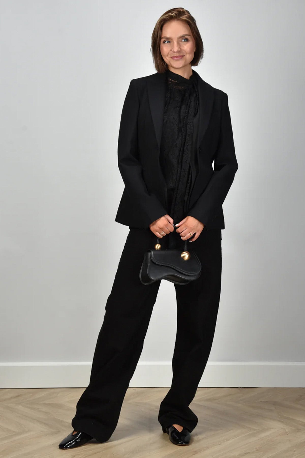 Semicouture Slim Fit Yün Blazer Ceket