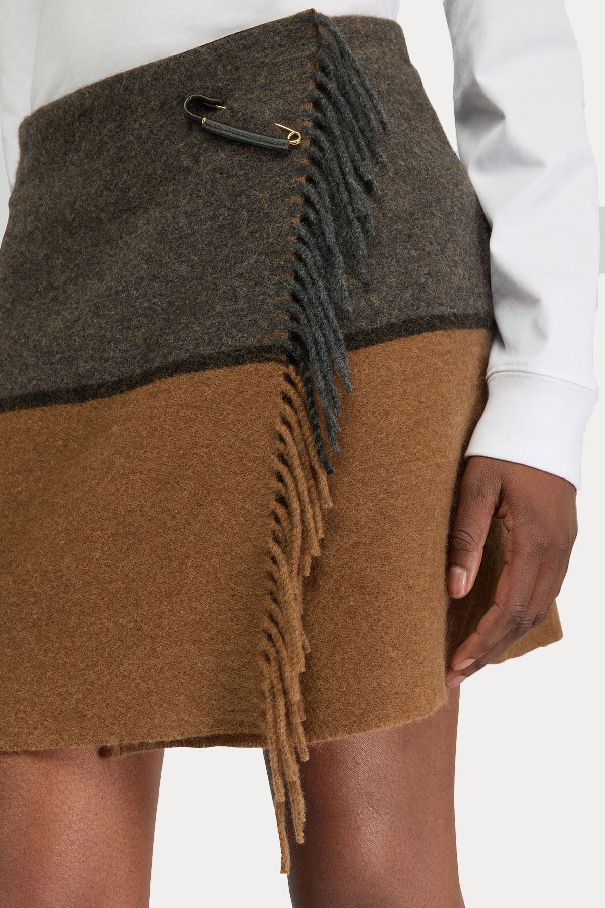 Semicouture Örgü Yün Mini Etek