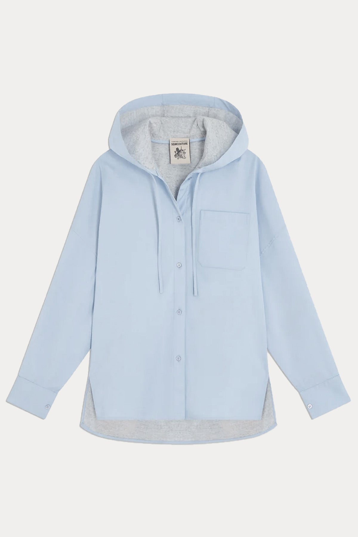 Semicouture Relaxed Fit Kapüşonlu Gömlek Ceket