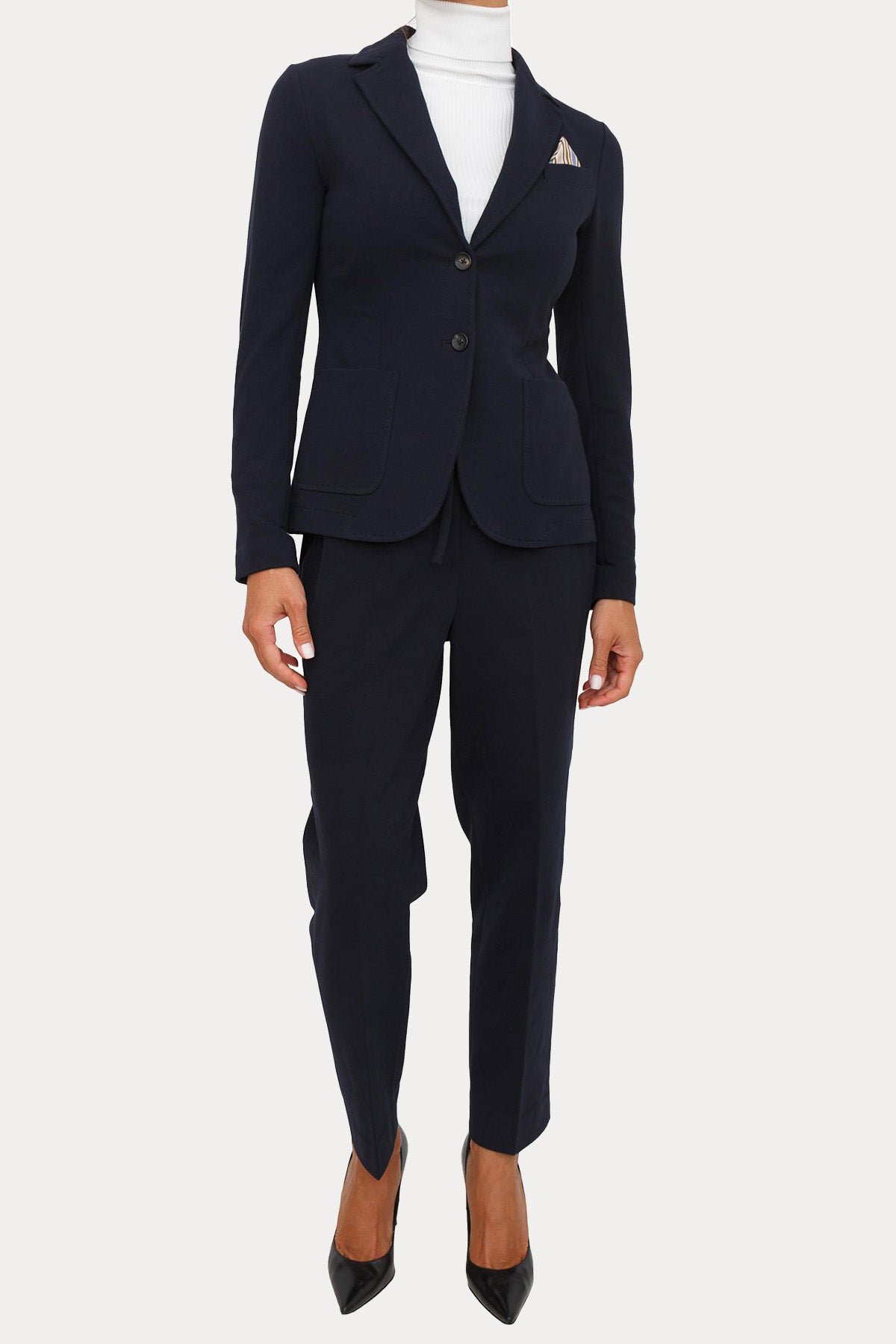 Circolo 1901 Carrot Fit Beli Lastikli Streç Pantolon