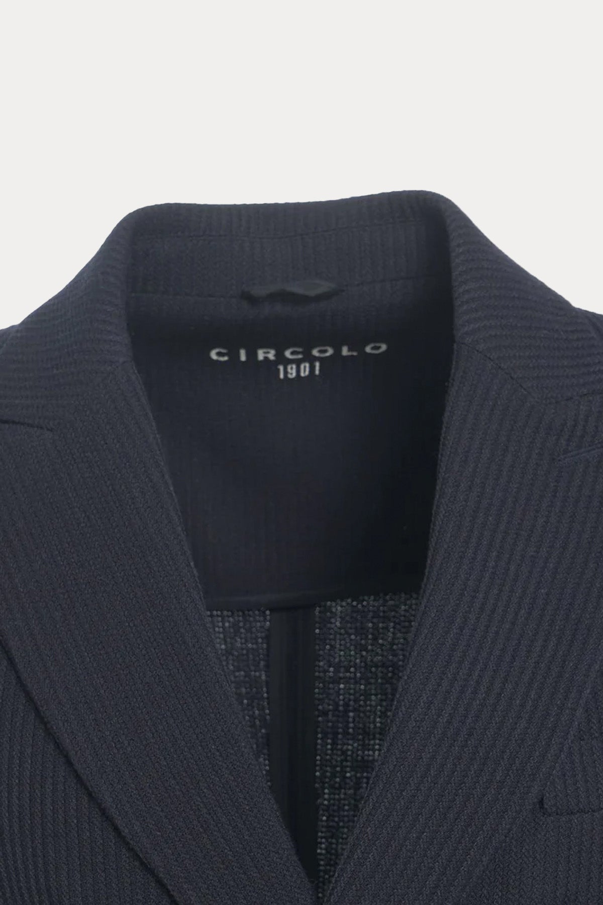 Circolo 1901 Slim Fit Kruvaze Yün Blazer Ceket-Ceket-Libas