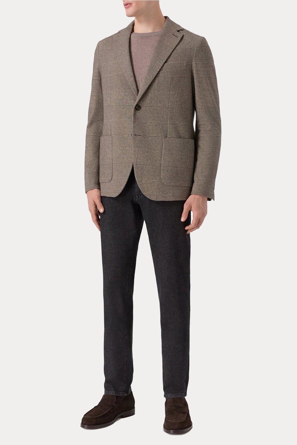 Circolo 1901 Slim Fit Ekose Desenli Blazer Ceket