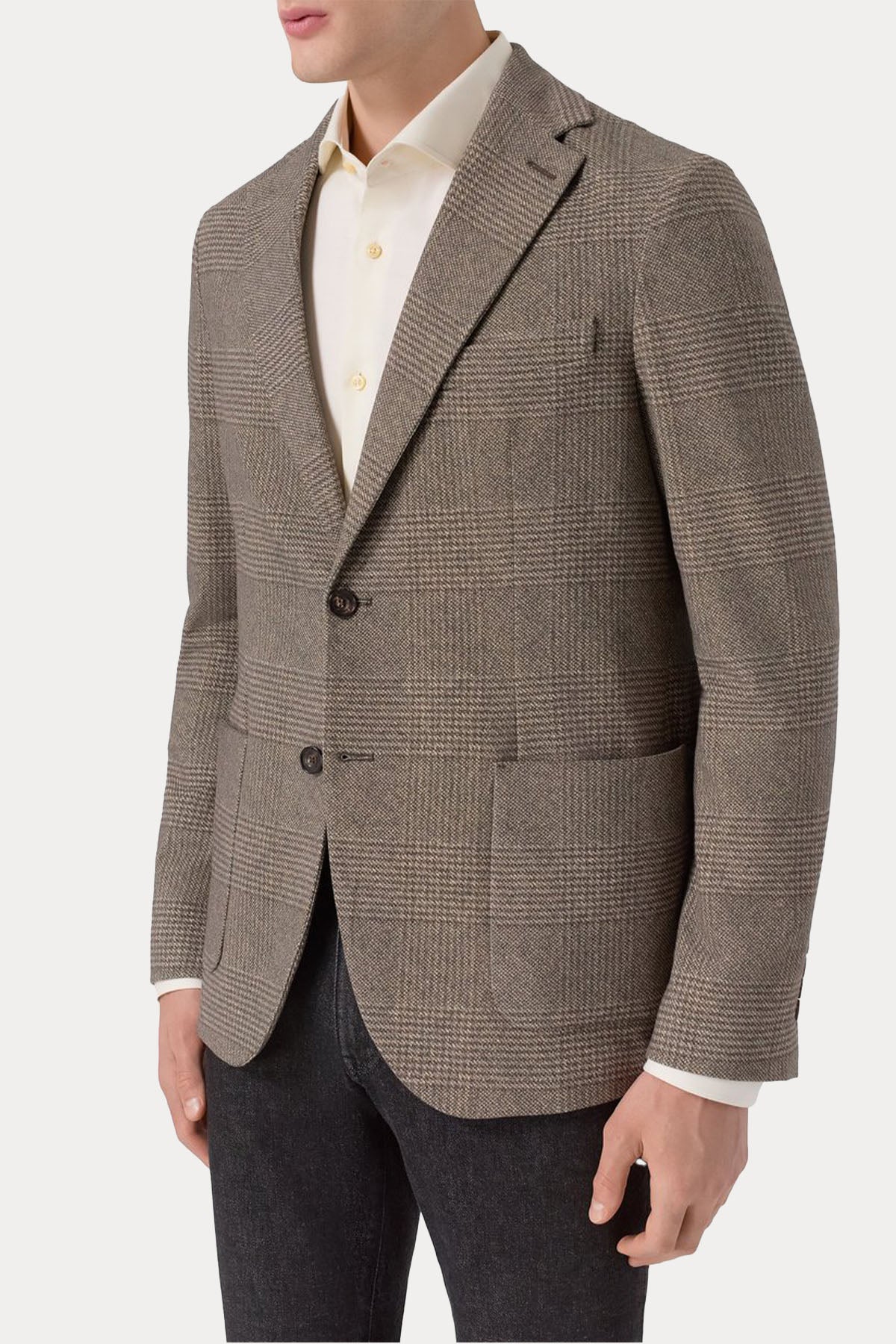 Circolo 1901 Slim Fit Ekose Desenli Blazer Ceket