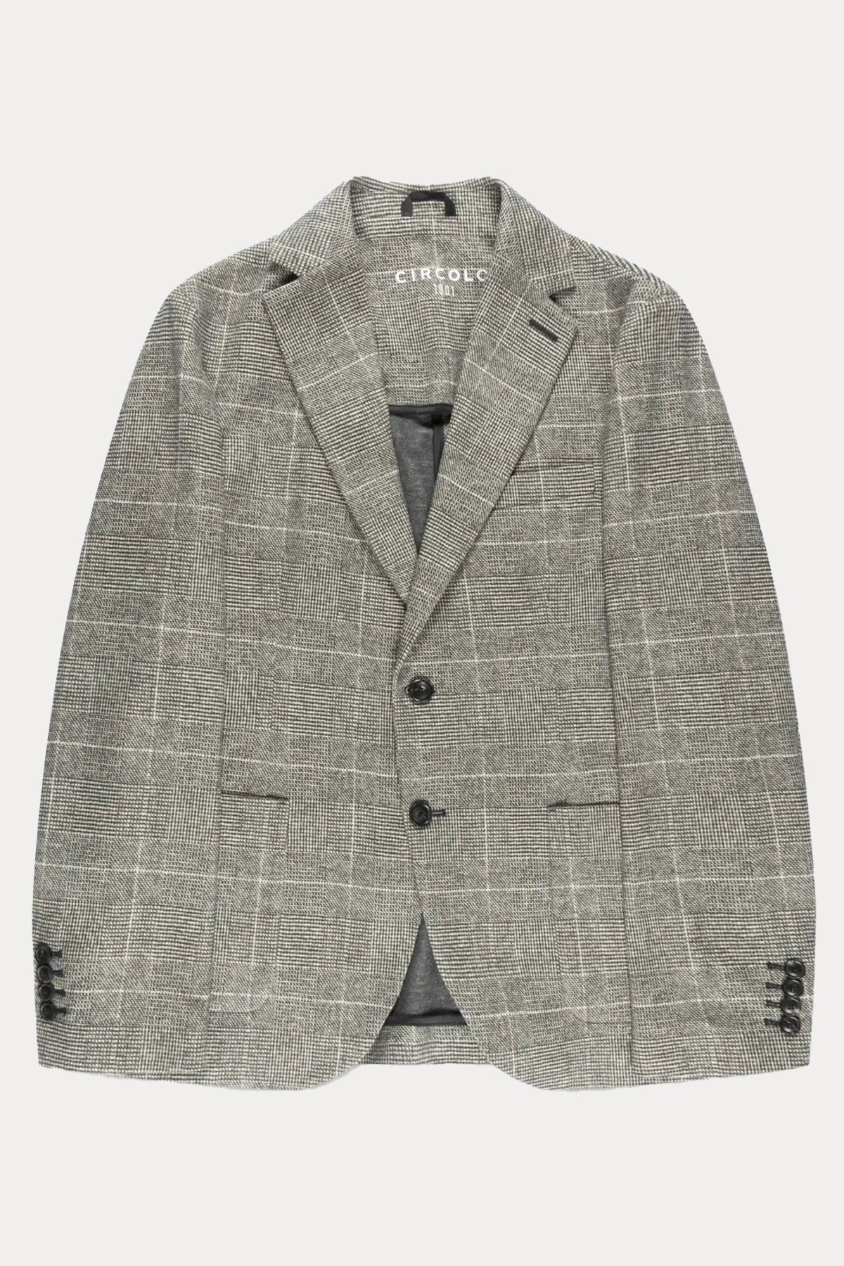 Circolo 1901 Slim Fit Ekose Desenli Streç Blazer Ceket